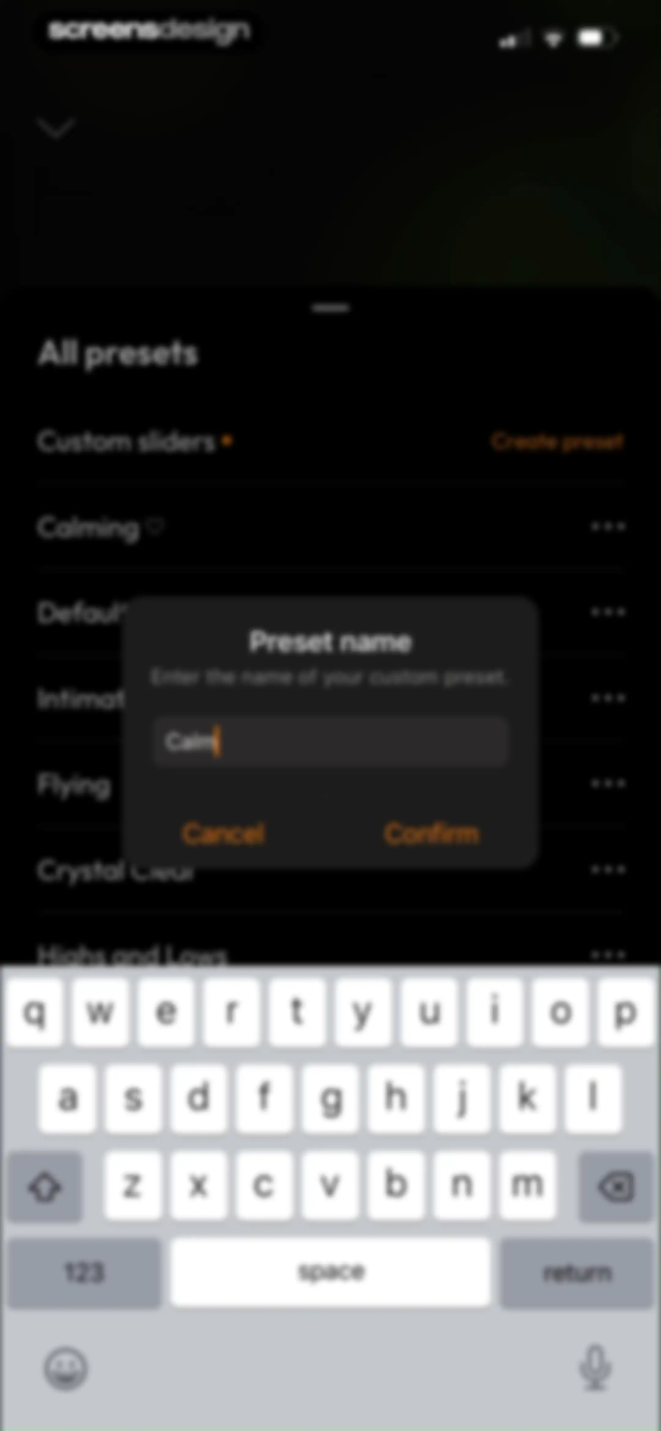 myNoise: Focus · Relax · Sleep screen 15
