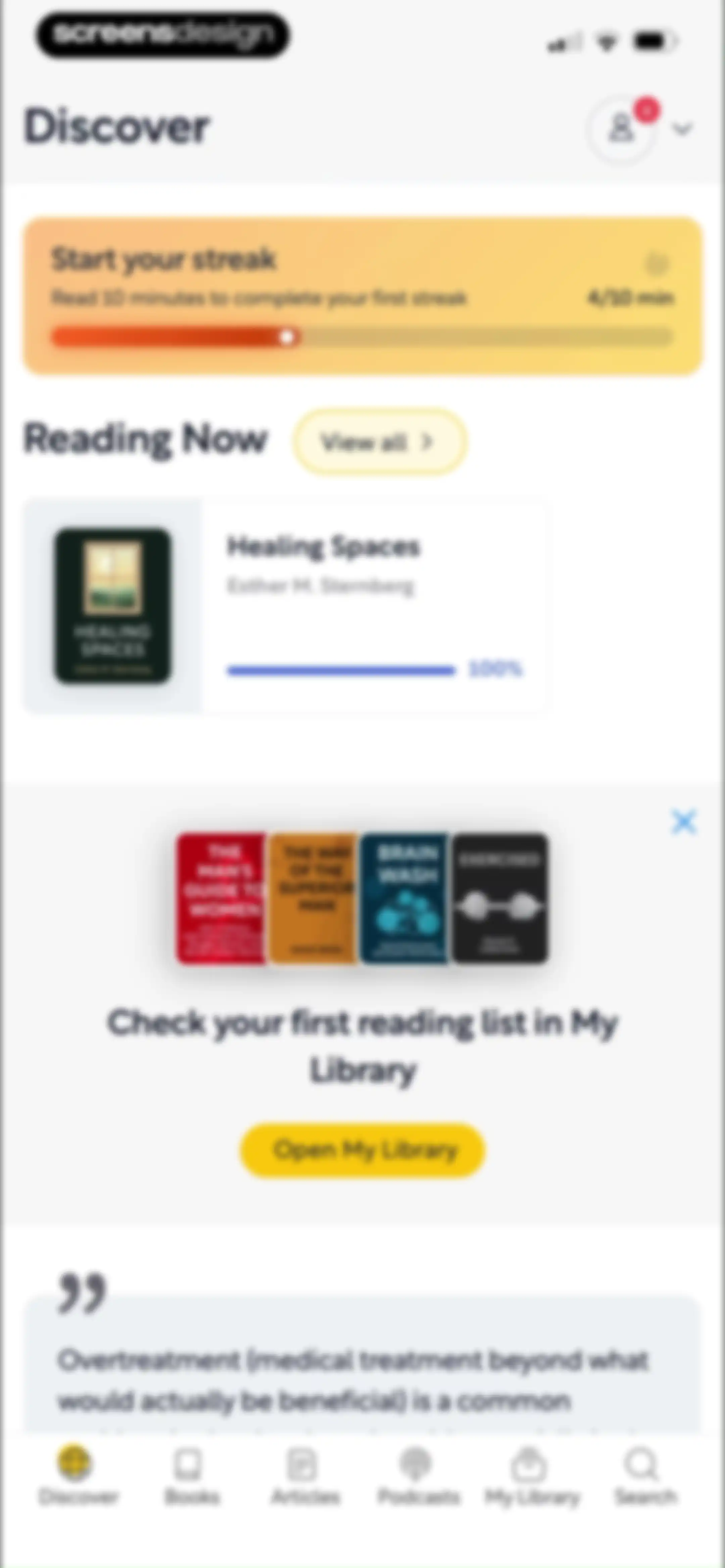 Shortform Daily Book Summaries screen 80