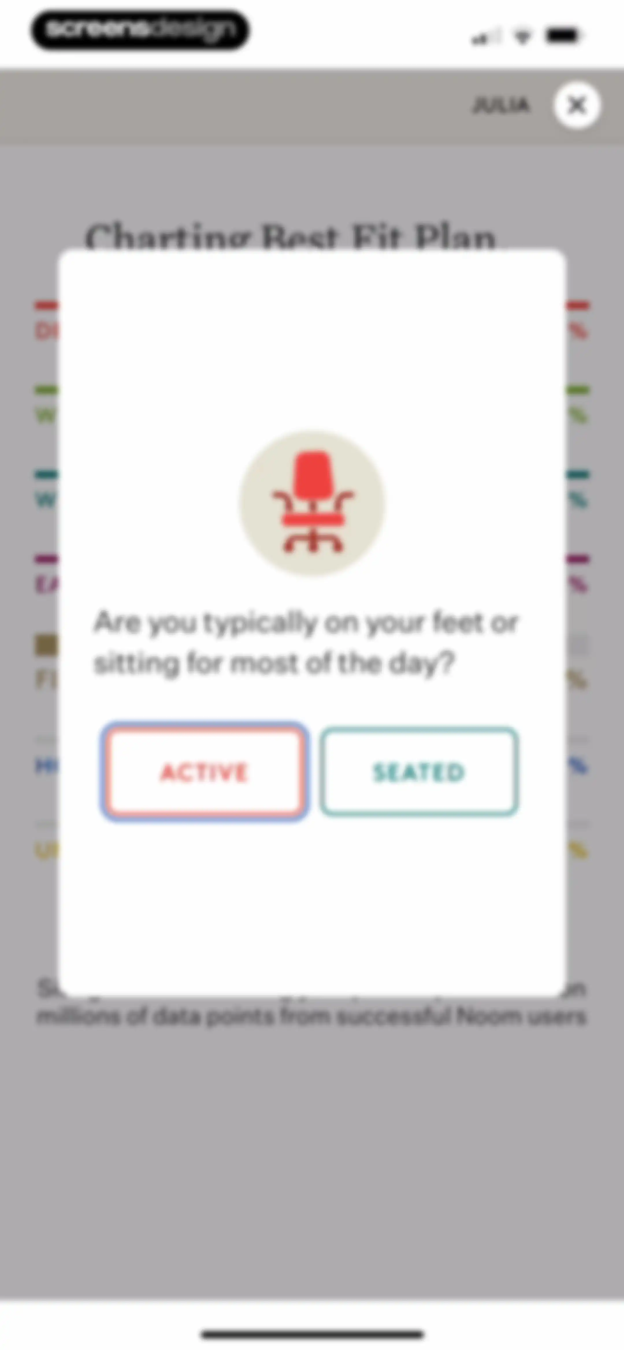 Noom Weight Loss, Food Tracker screen 93