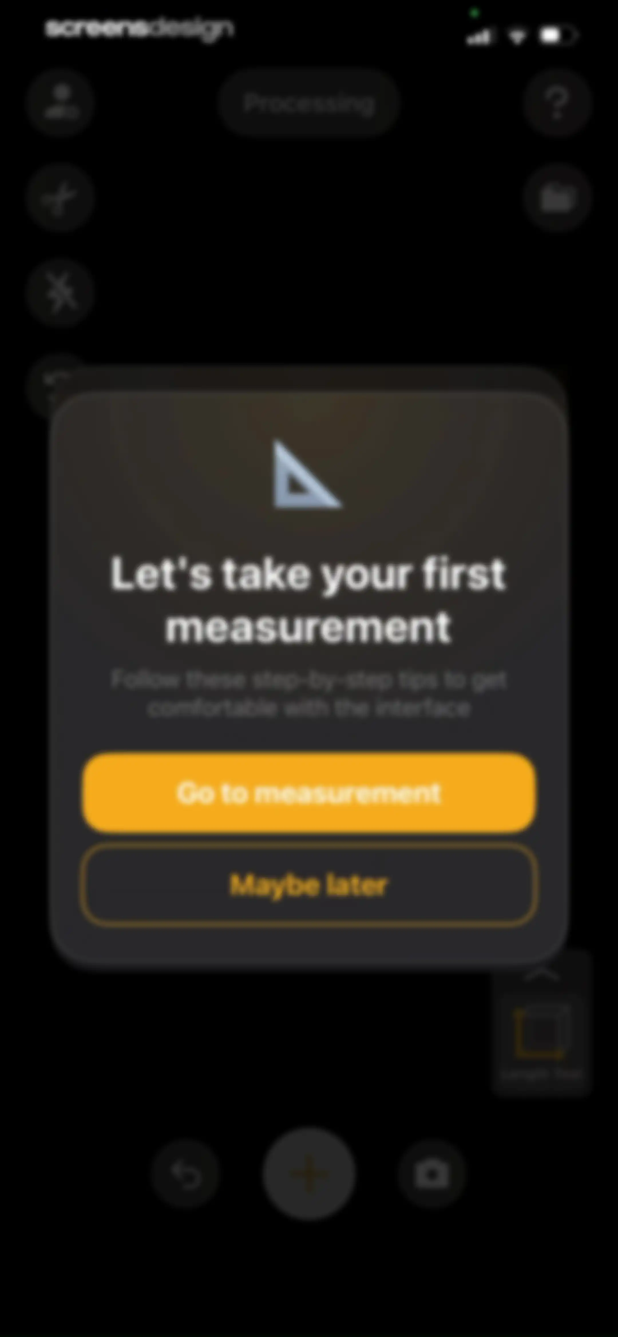 The Tape Measure & 3D Scanner screen 16