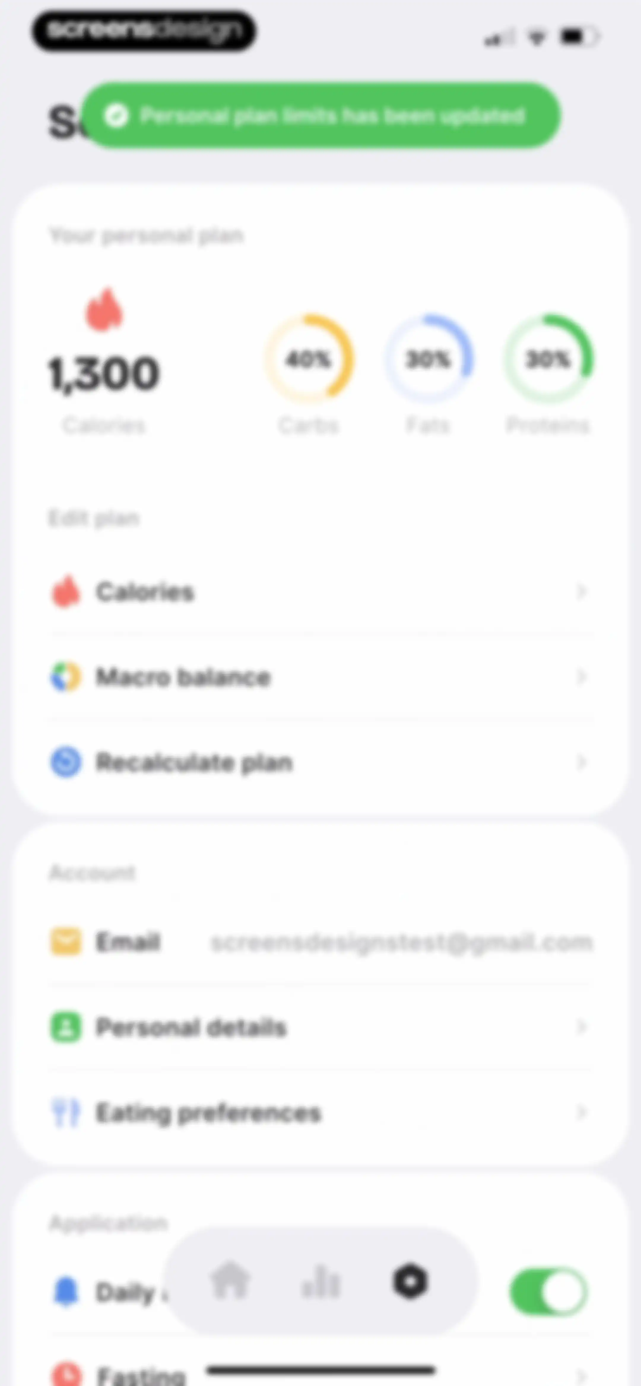 BitePal: Food Calorie Tracker screen 137