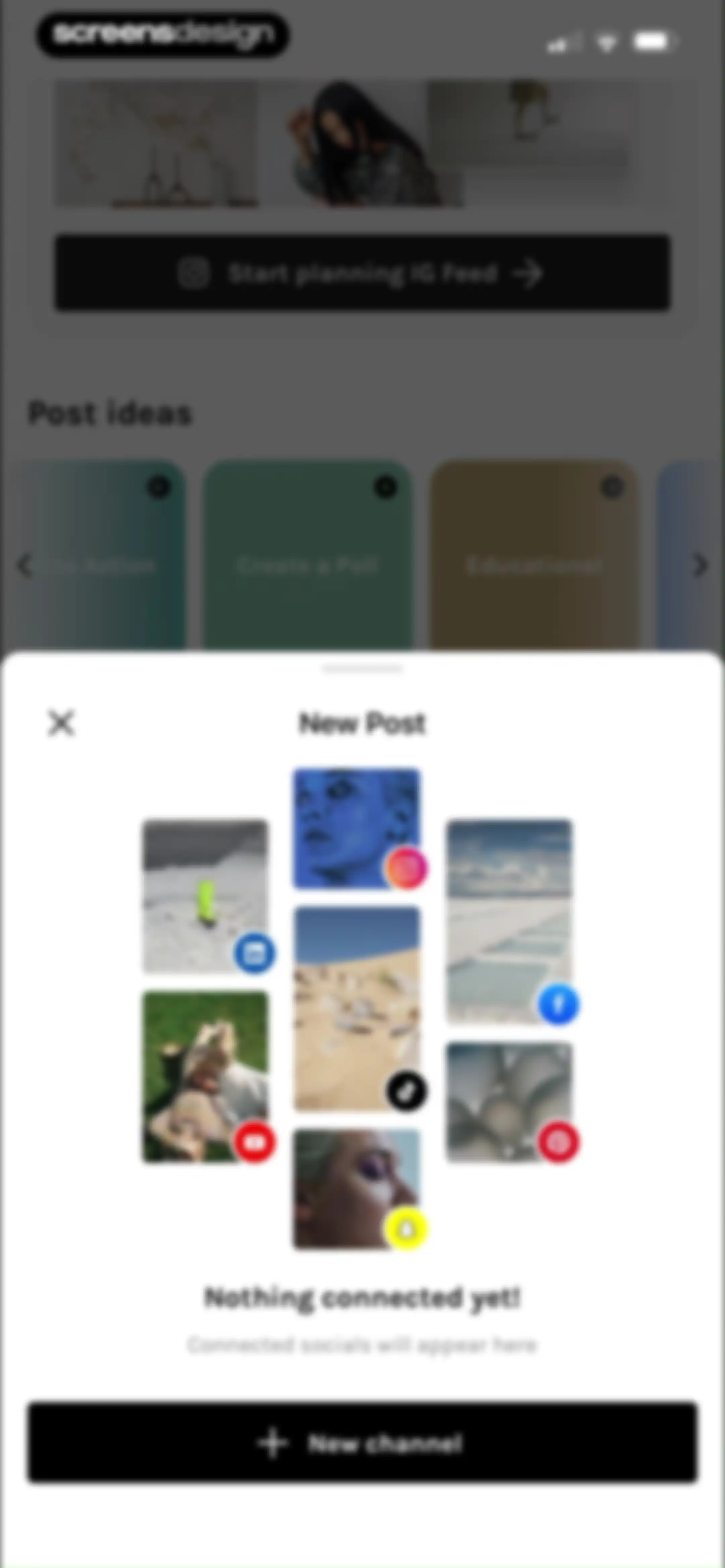 UNUM — Layout & Feed Preview screen 125