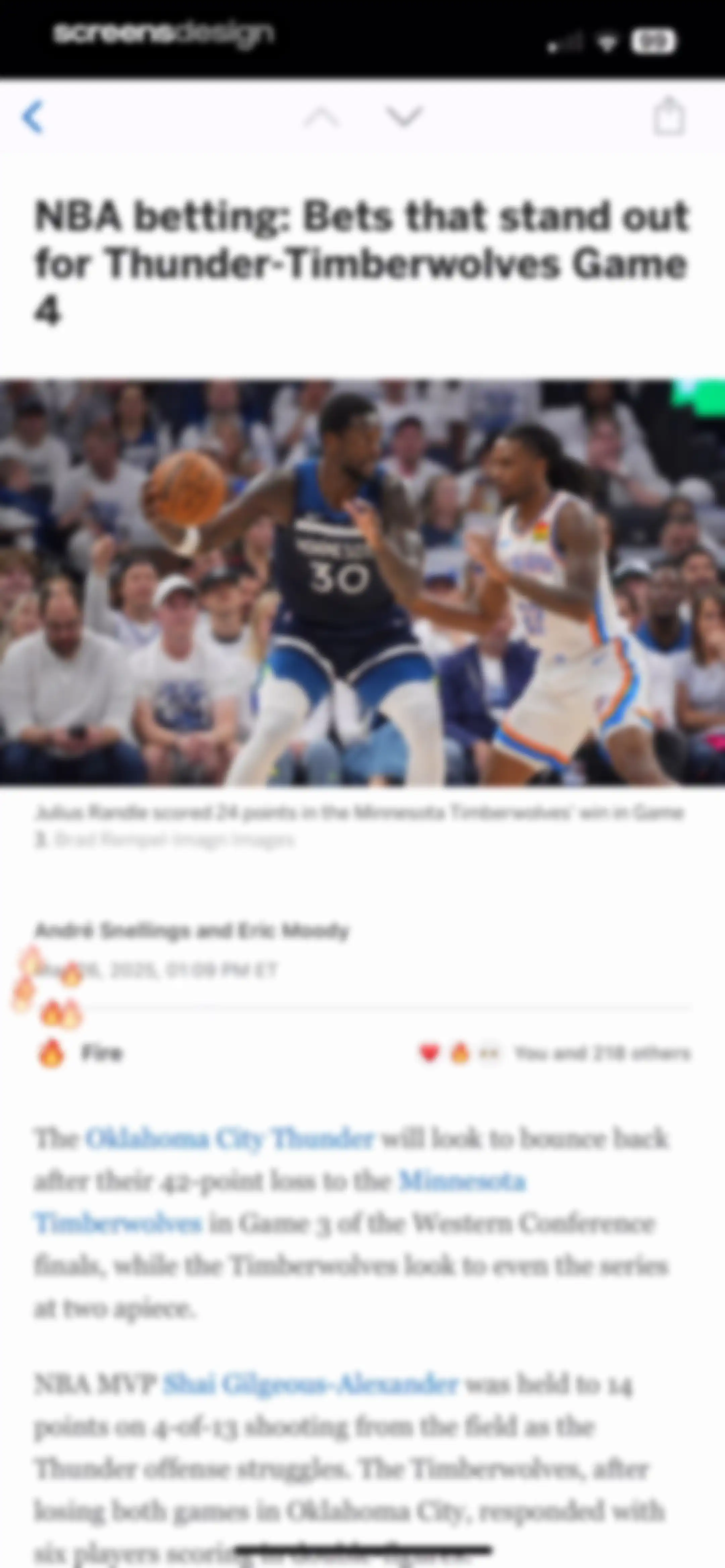 ESPN: Live Sports & Scores screen 35