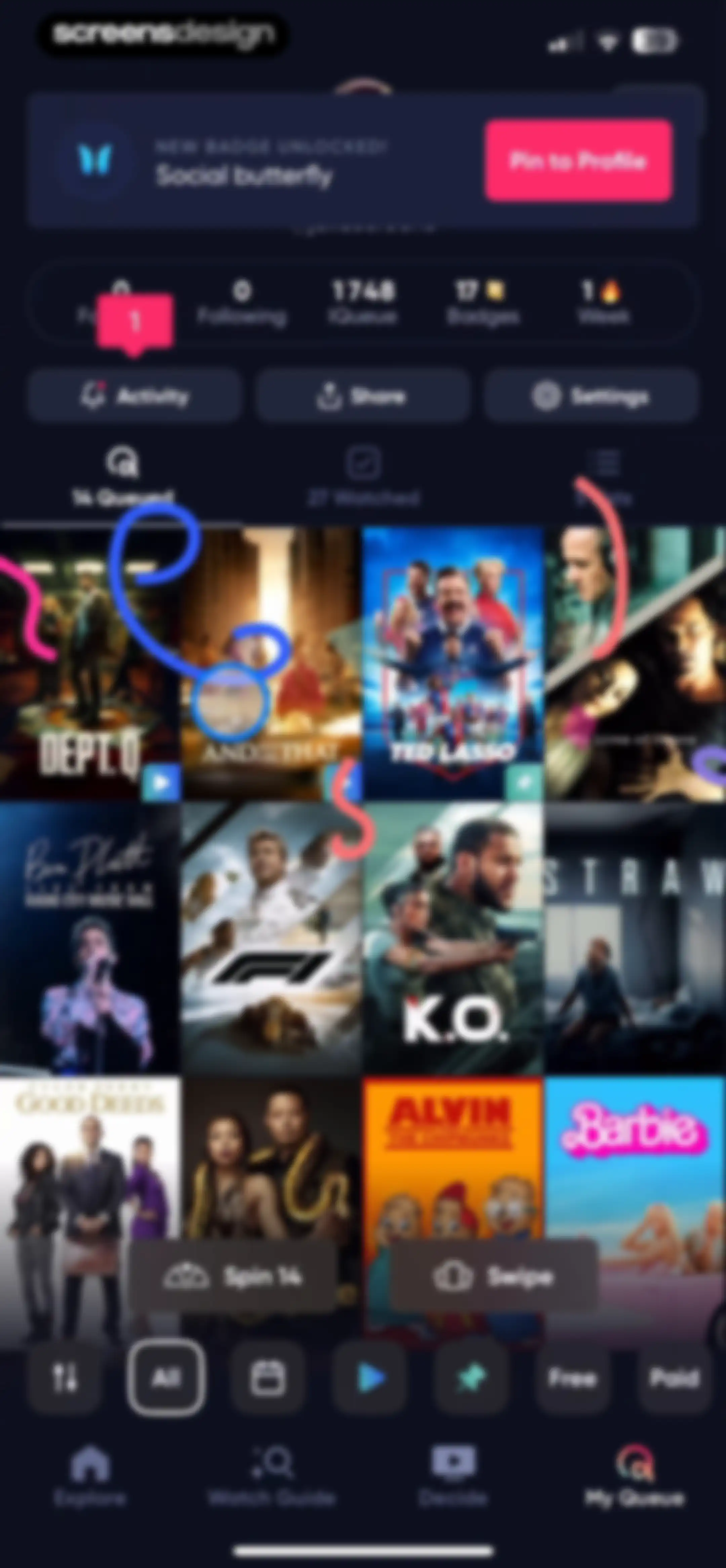 Queue - Find Movies & Shows screen 138