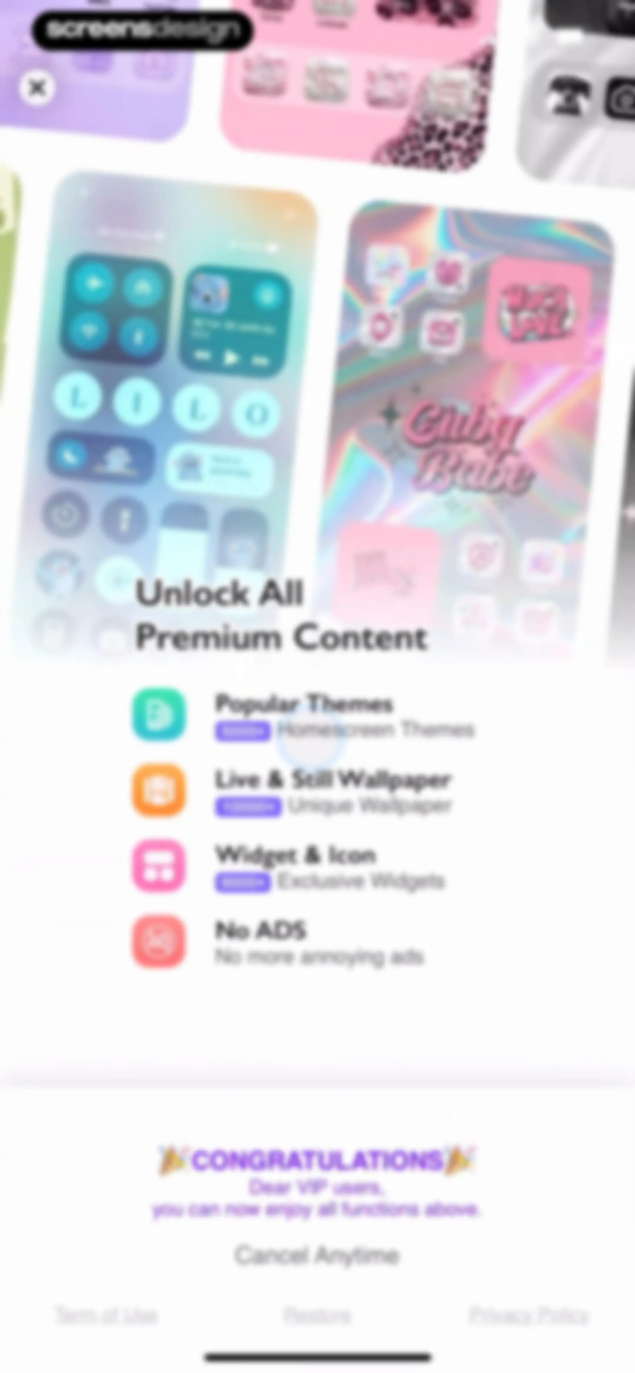 Cool Themes & Fonts: Cute Text screen 9