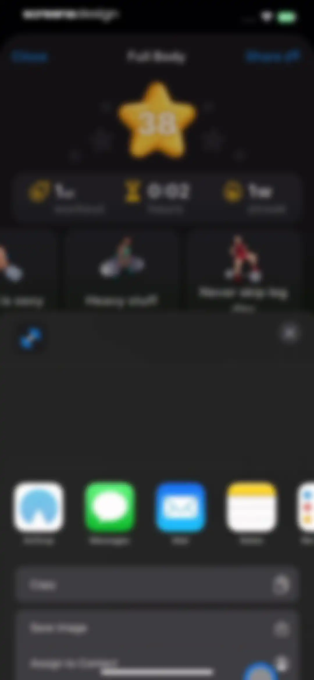 Gym Workout Alpha Progression screen 50