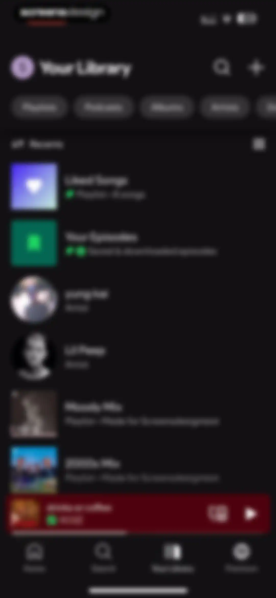 Spotify: Music and Podcasts screen 90