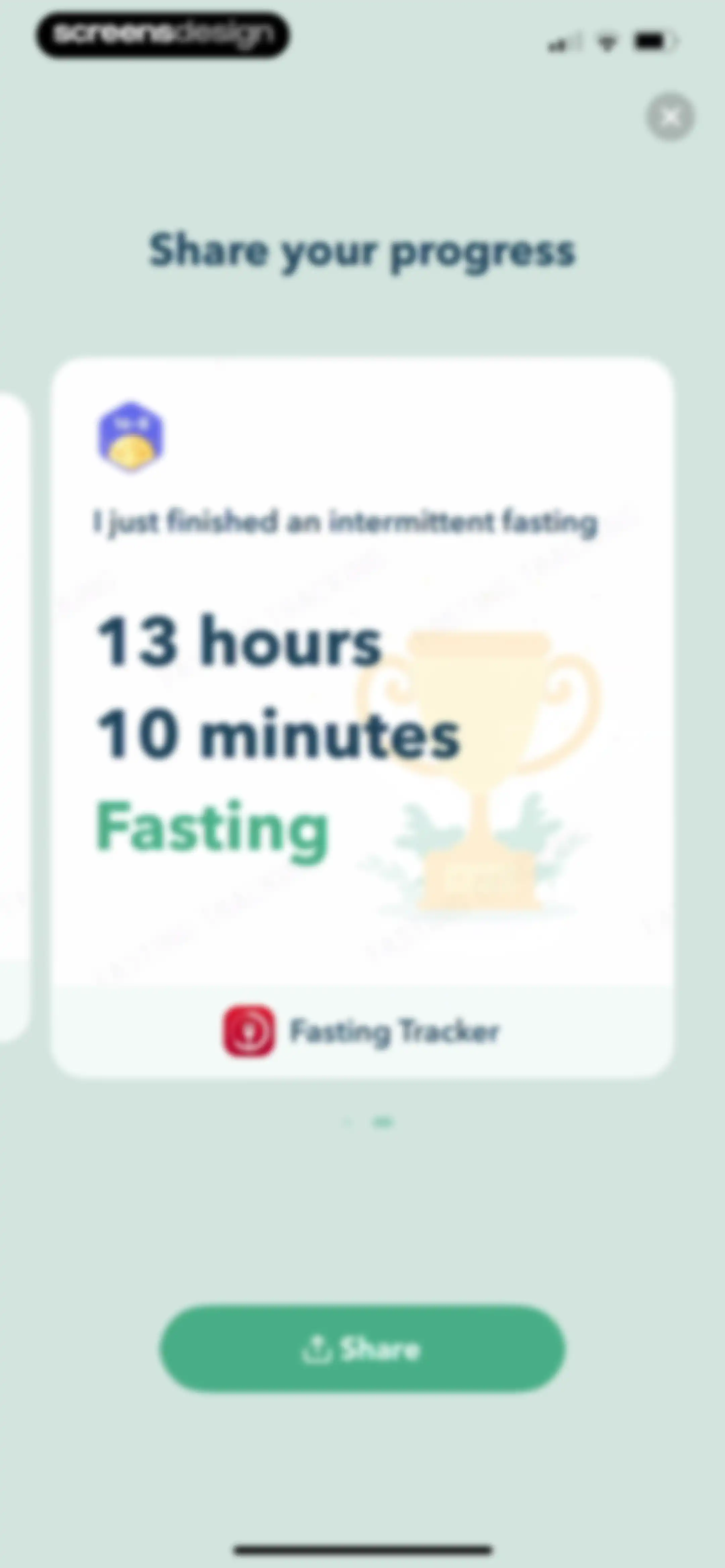 Intermittent Fasting Tracker - screen 121