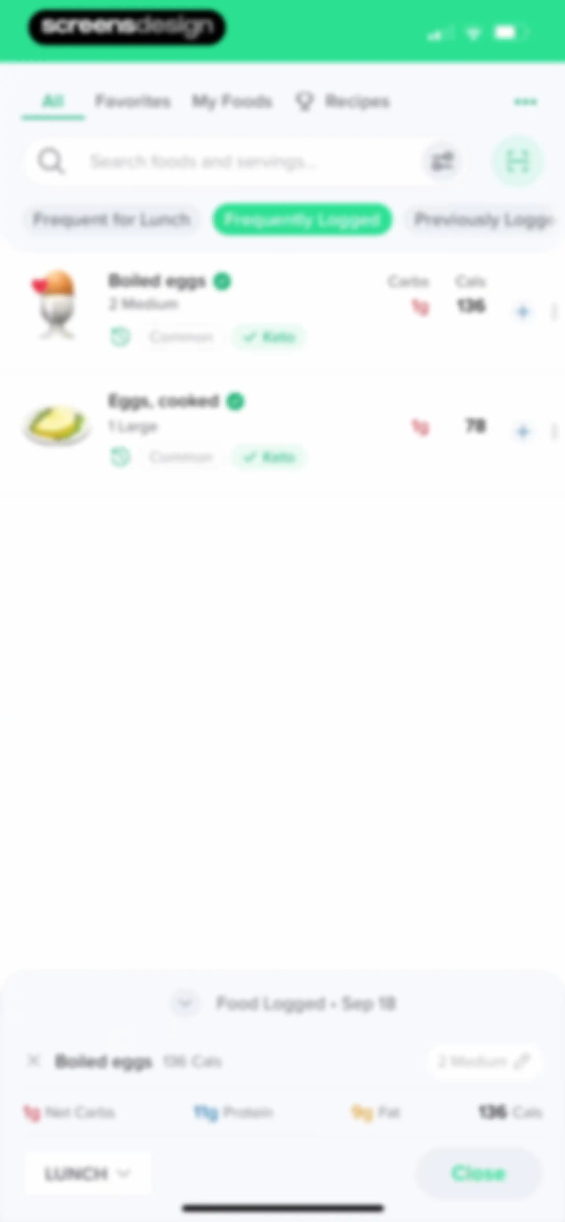 Carb Manager: Keto & Macro Log screen 90