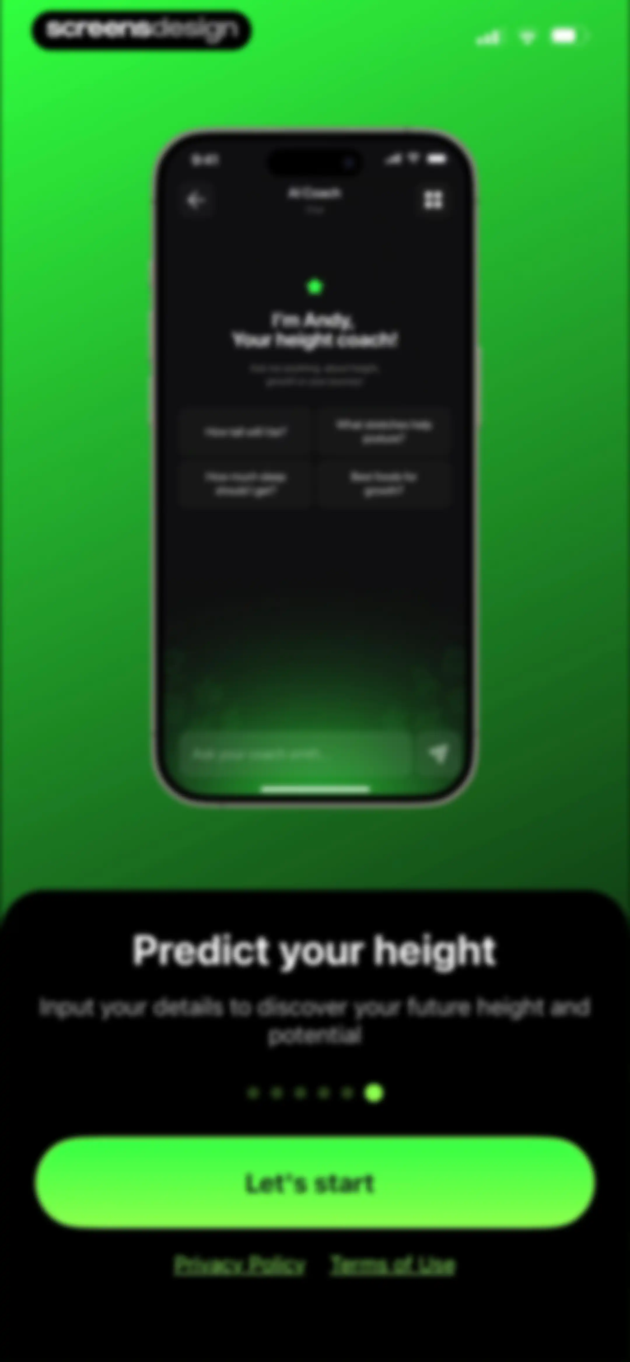 GoTall - Height Predictor screen 8