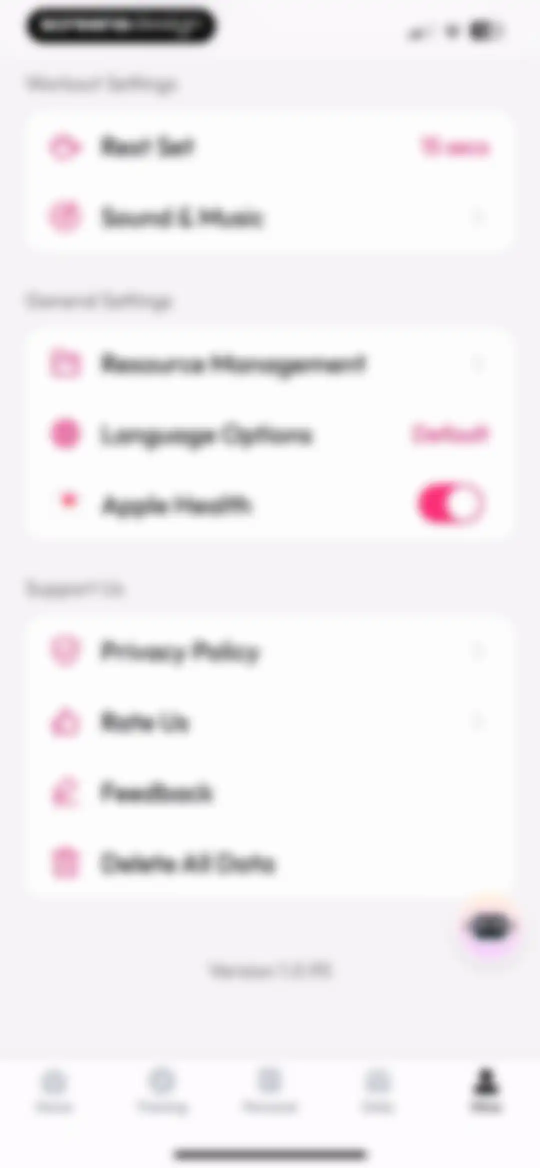 Workout for Women: Fit at Home screen 203