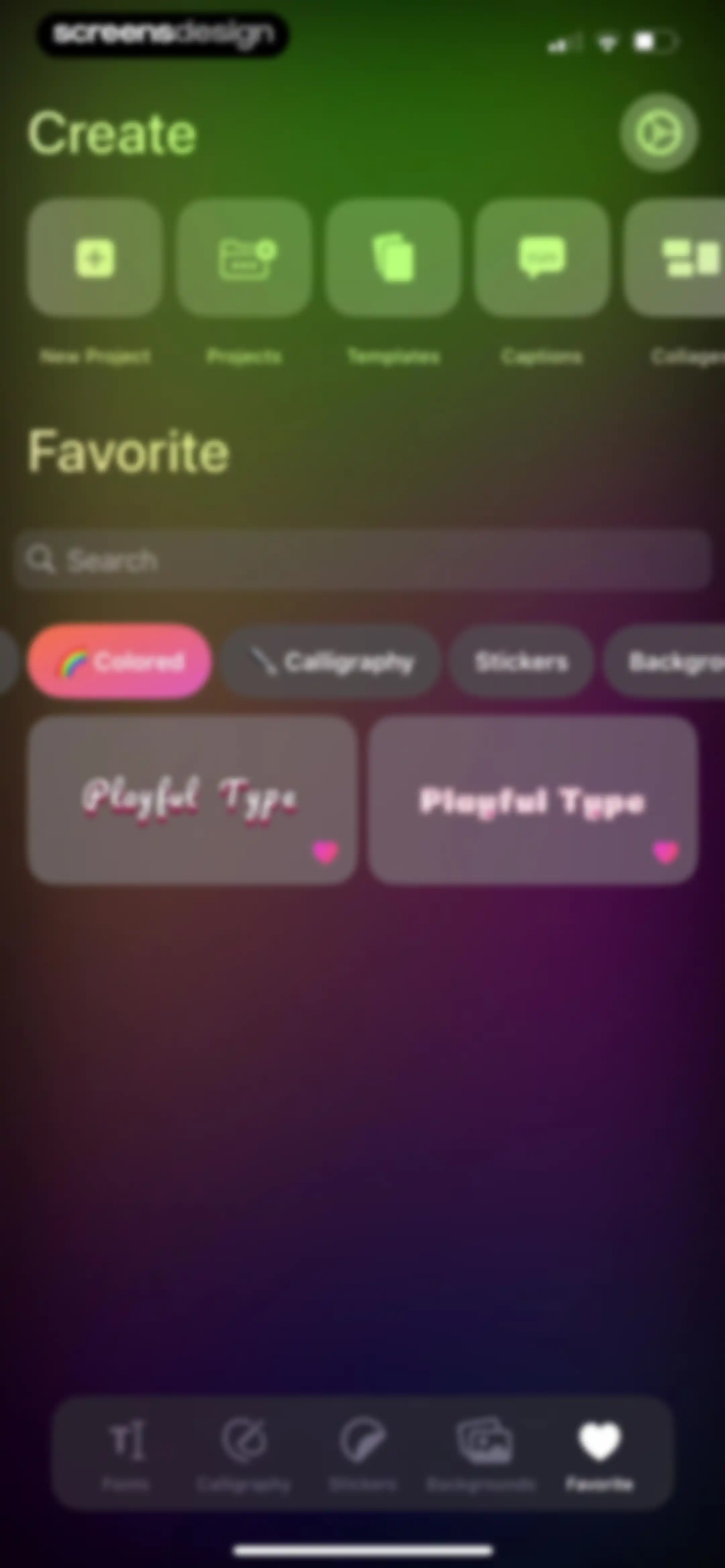 Leto: Font for Instagram Story screen 124