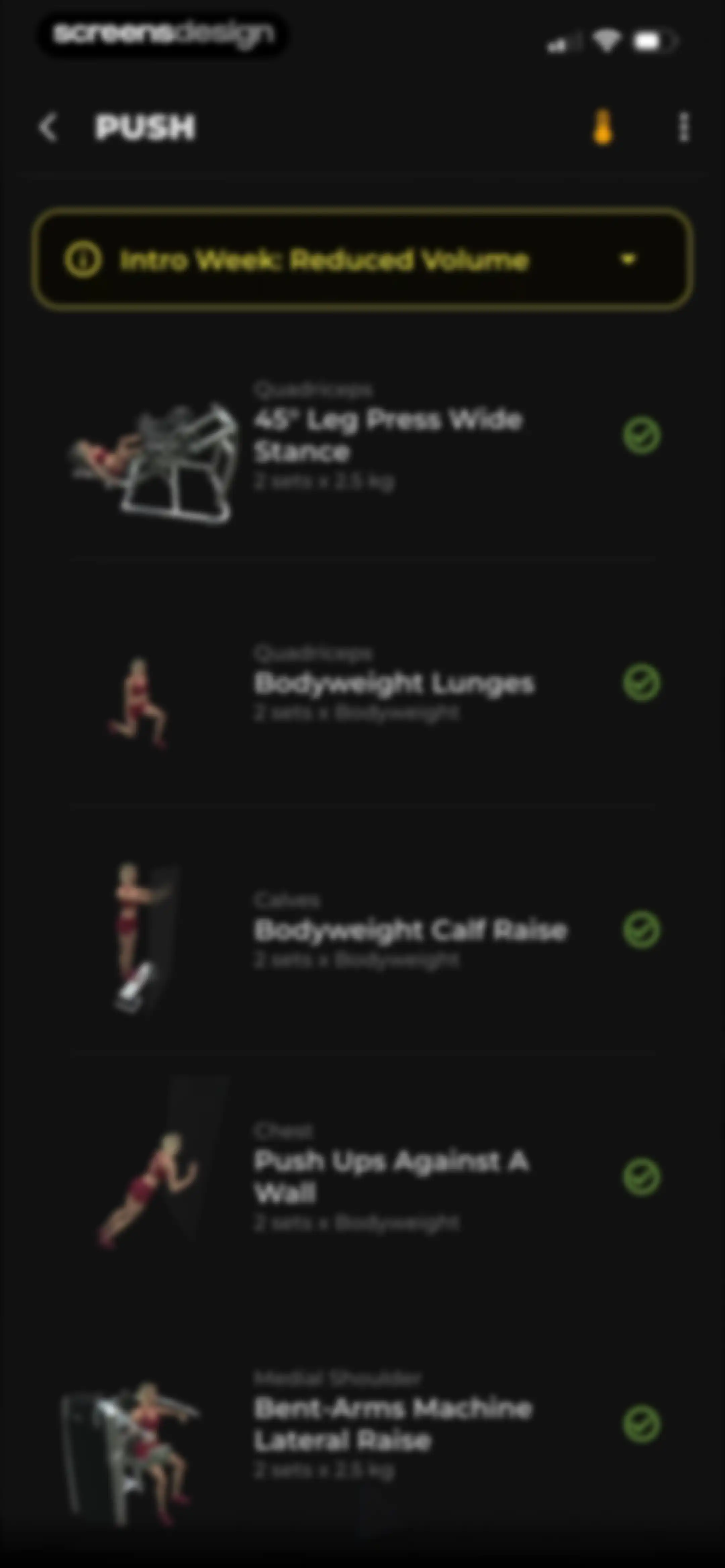 MCI - Personal Training AI screen 120