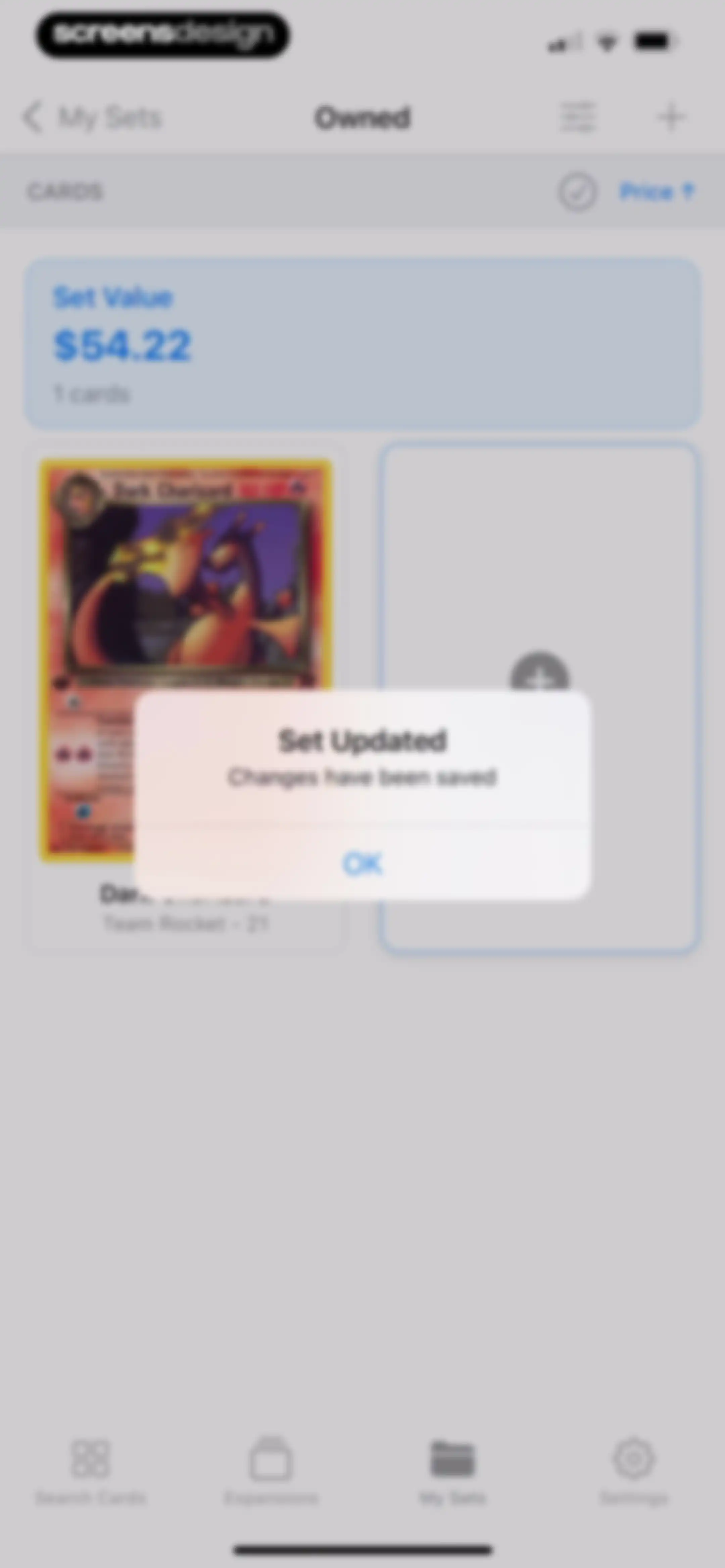 TCG Scanner Card - Pokechart screen 57