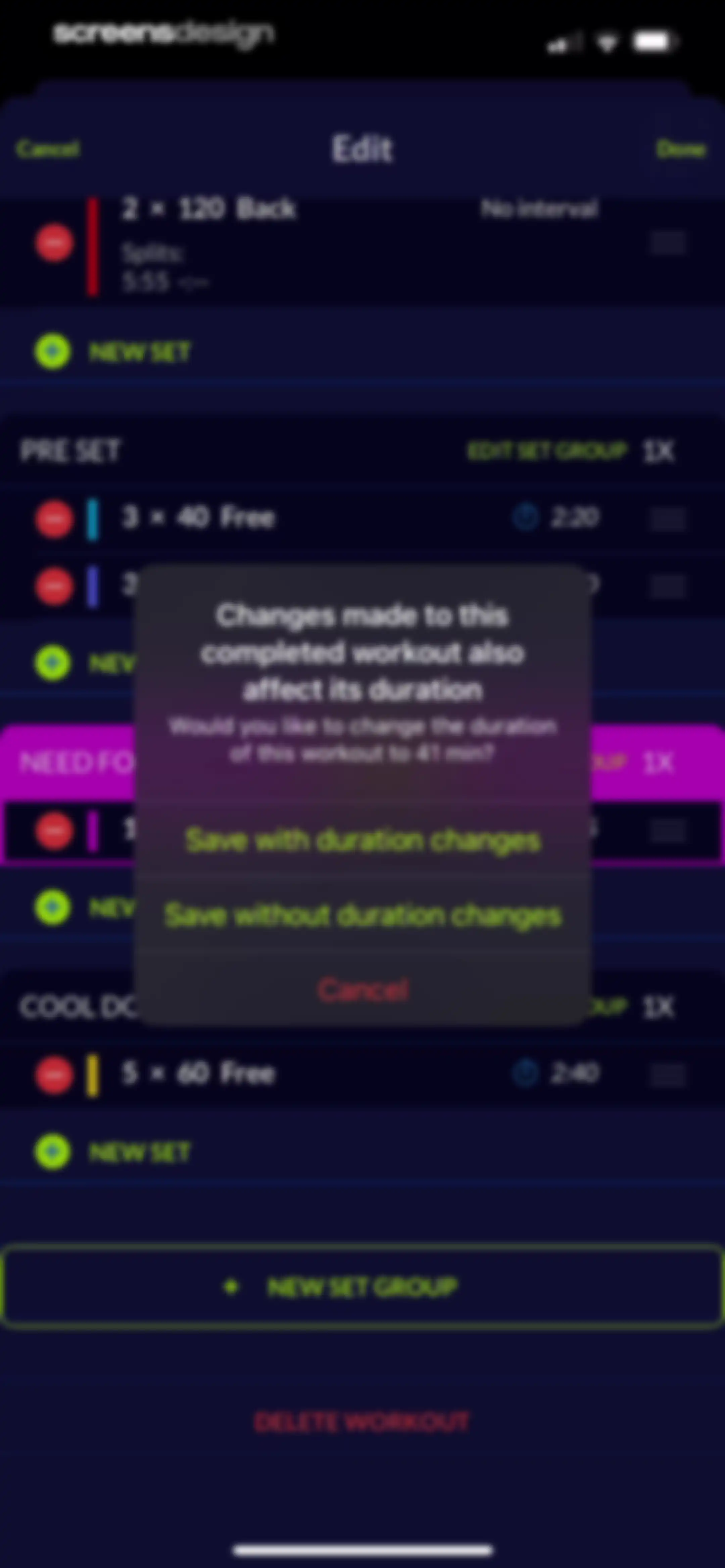 MySwimPro: #1 Swim Workout App screen 88