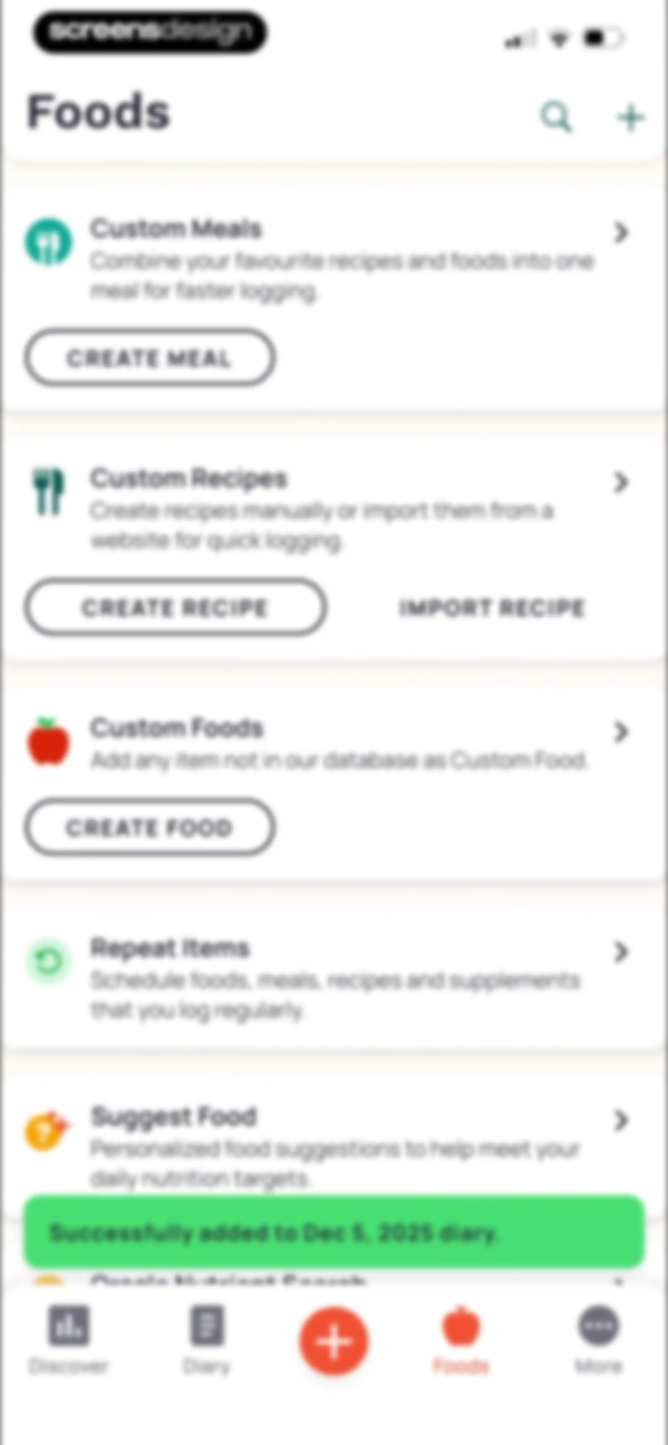 Cronometer: Calorie Counter screen 131