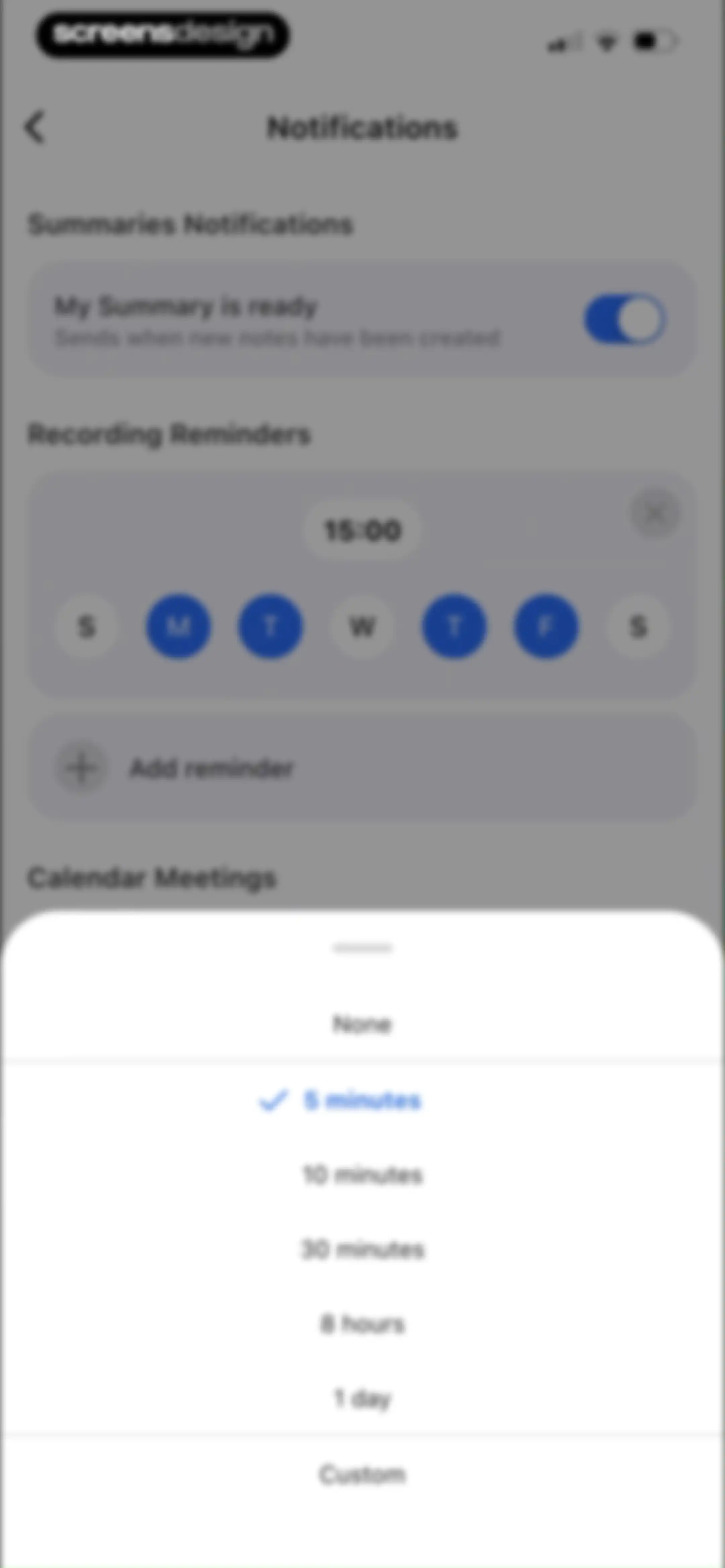 Summary - AI Note Taker screen 115