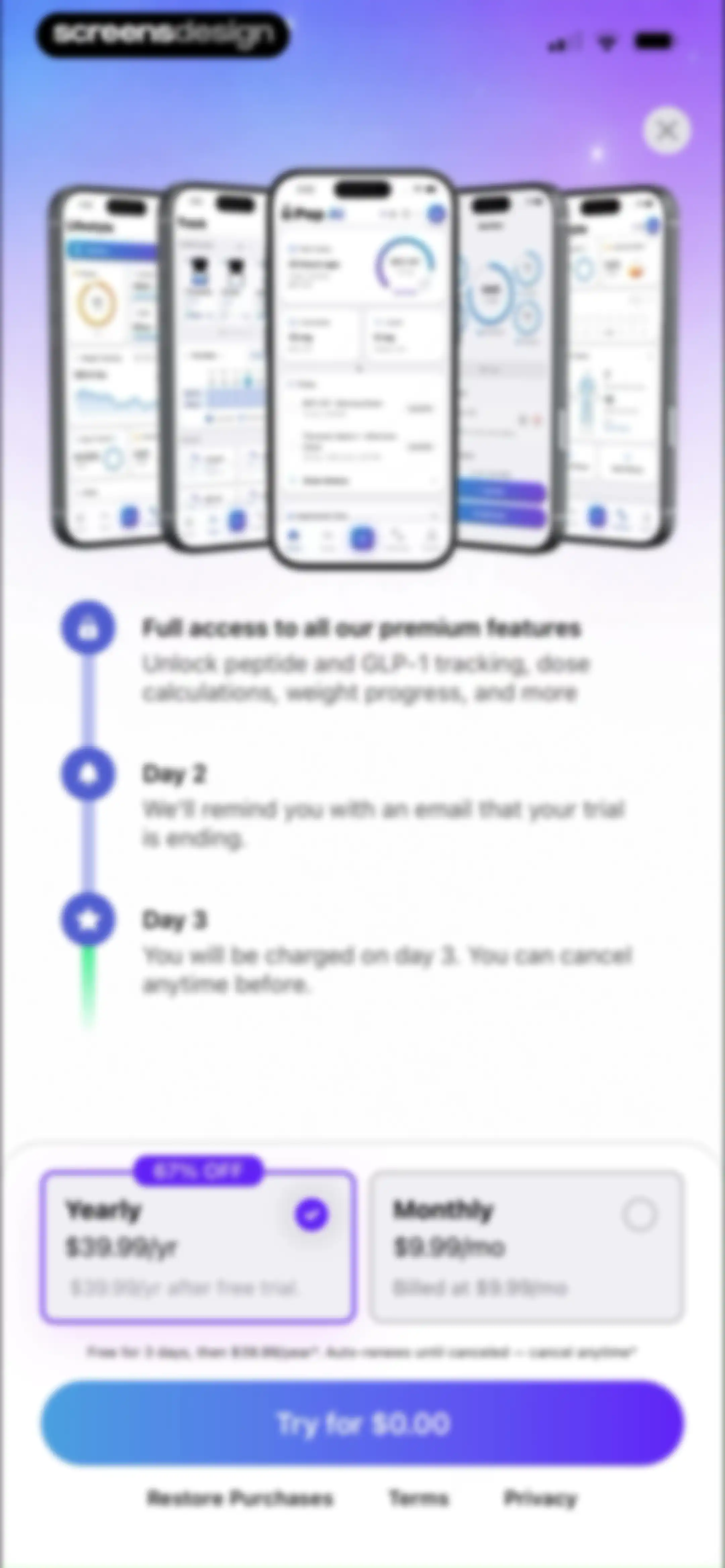 Pep AI: Peptide GLP-1 Tracker screen 40