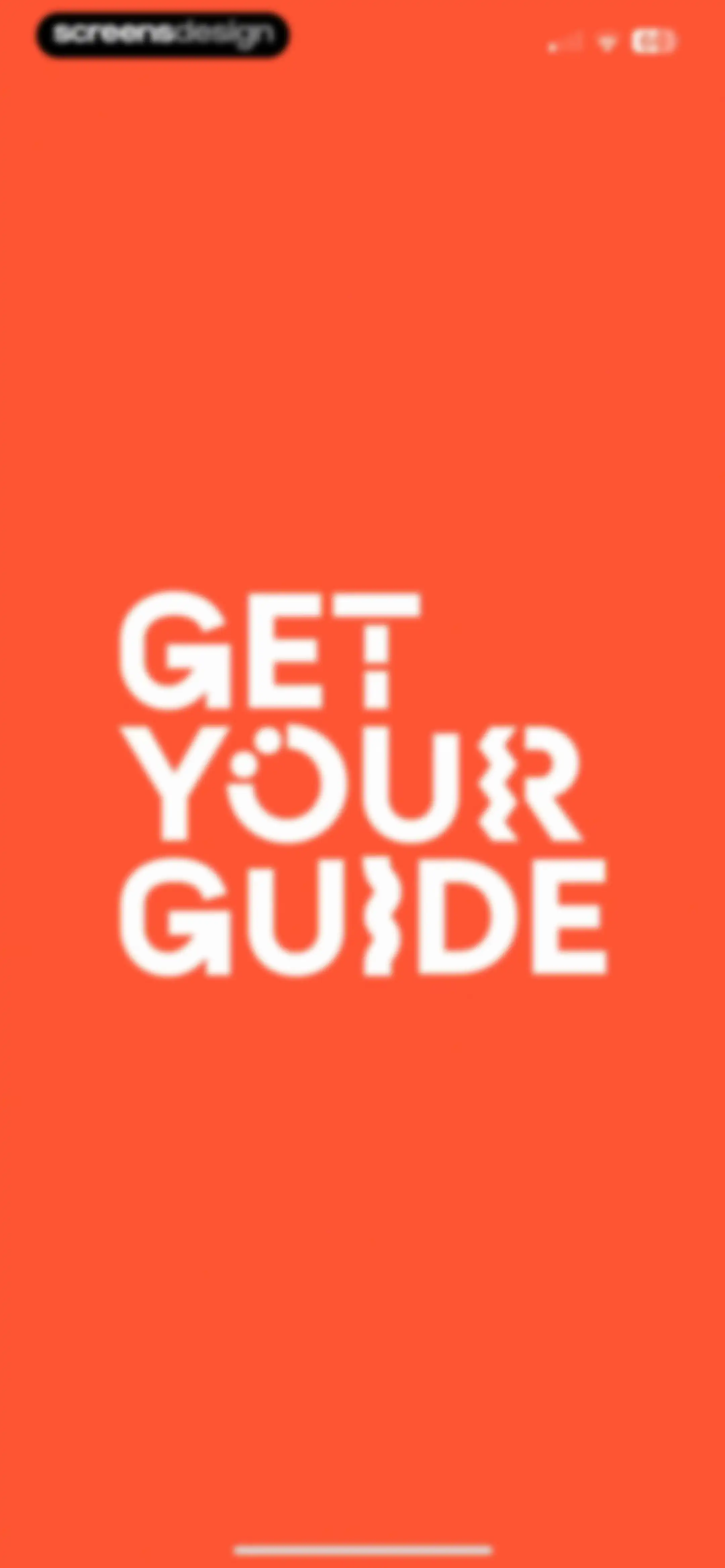 GetYourGuide: Plan & Book screen 1