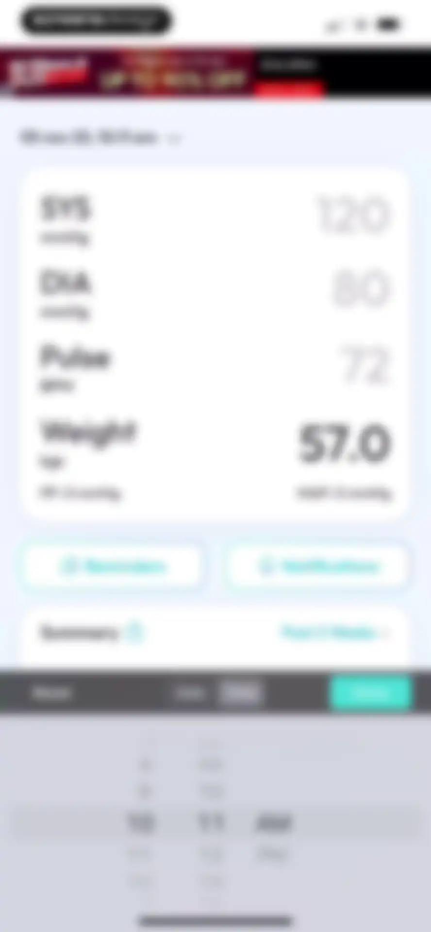 Blood Pressure Tracker SmartBP screen 39