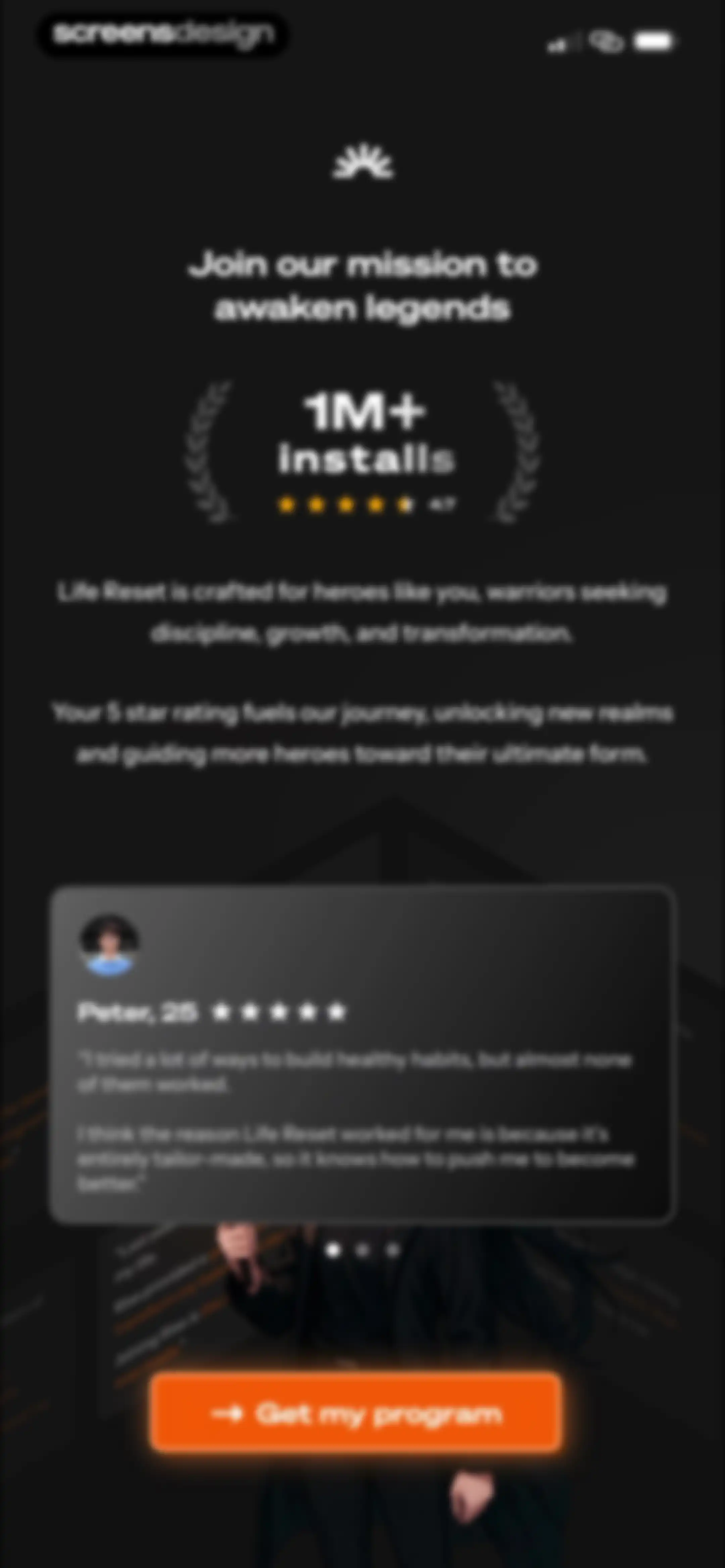 Life Reset: 66 Day Habit screen 39