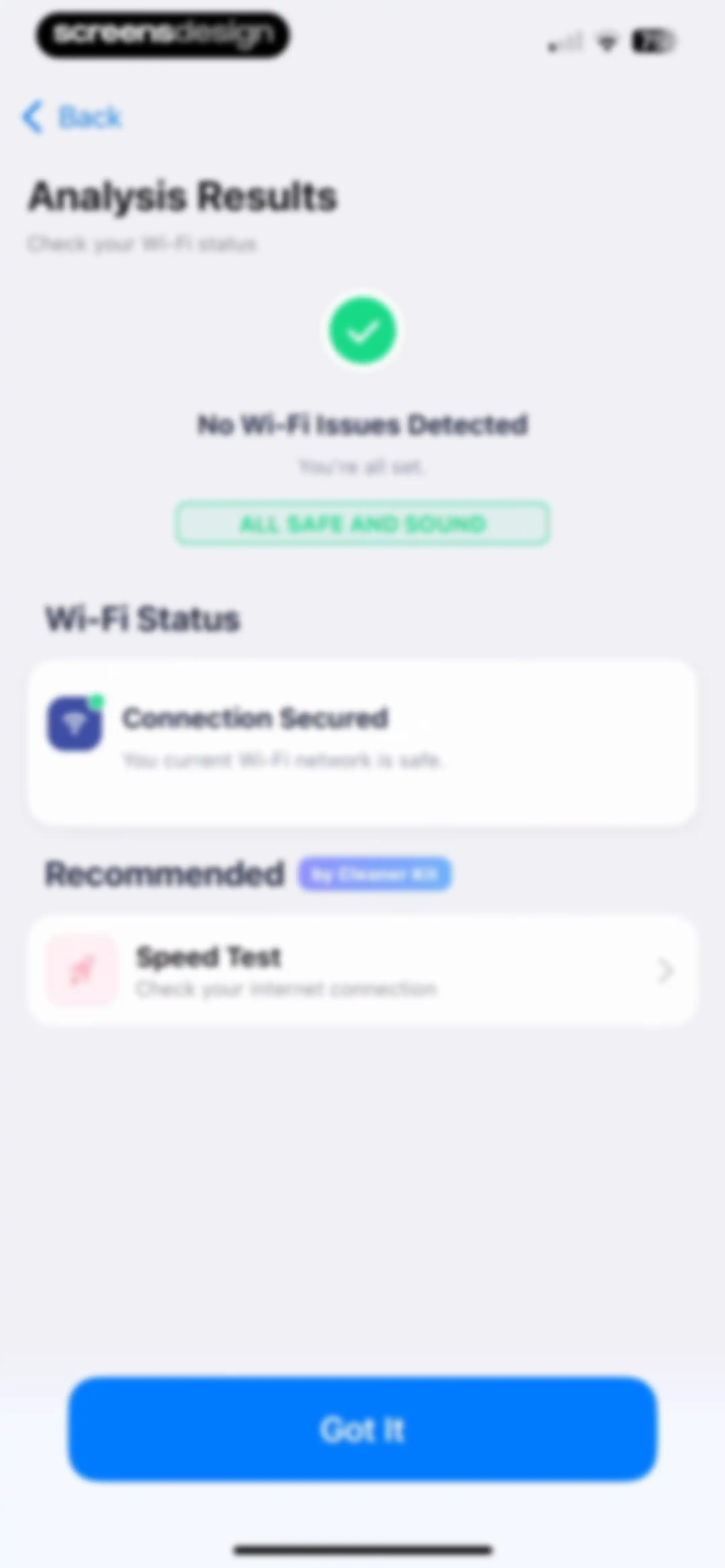 Cleaner Kit - Clean Up Storage screen 96