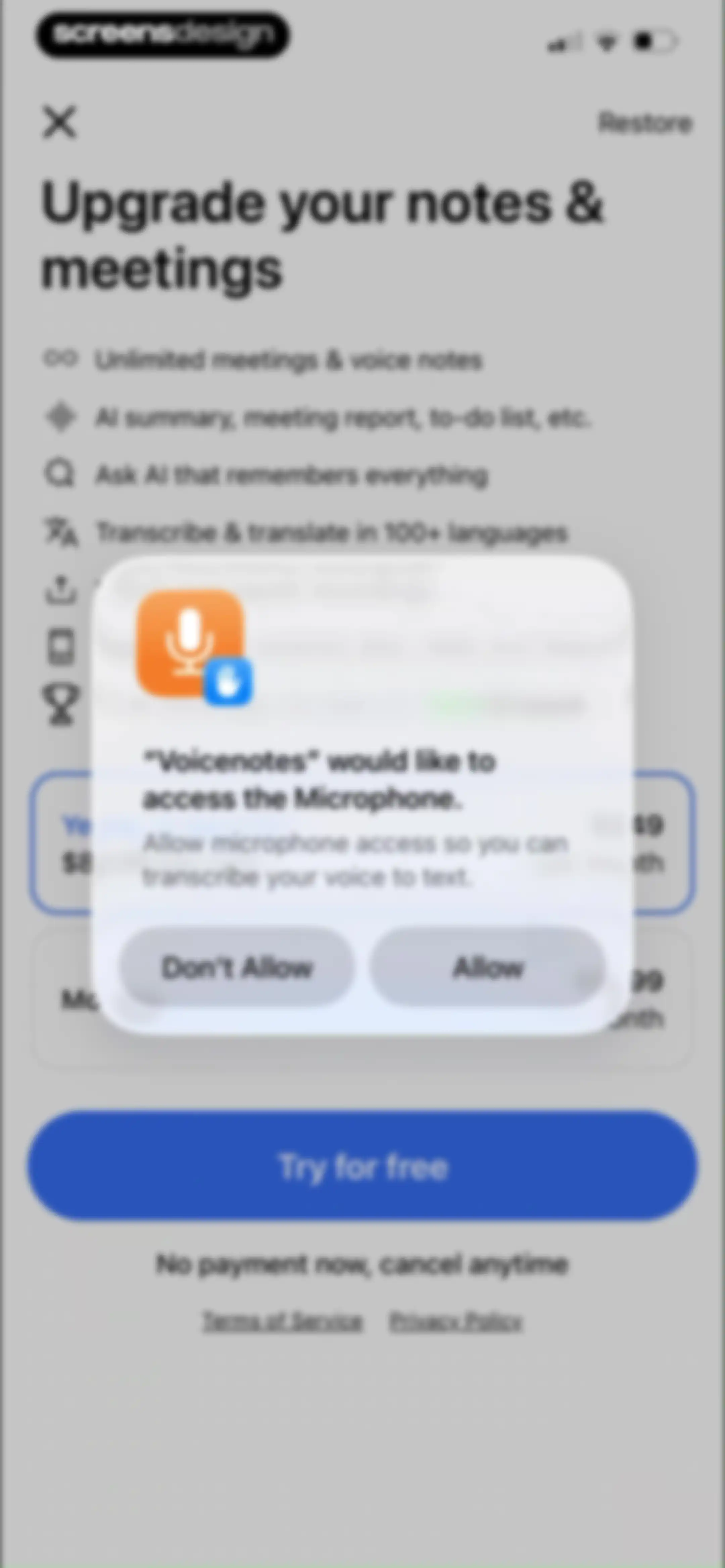 Voicenotes AI Notes & Meetings screen 15