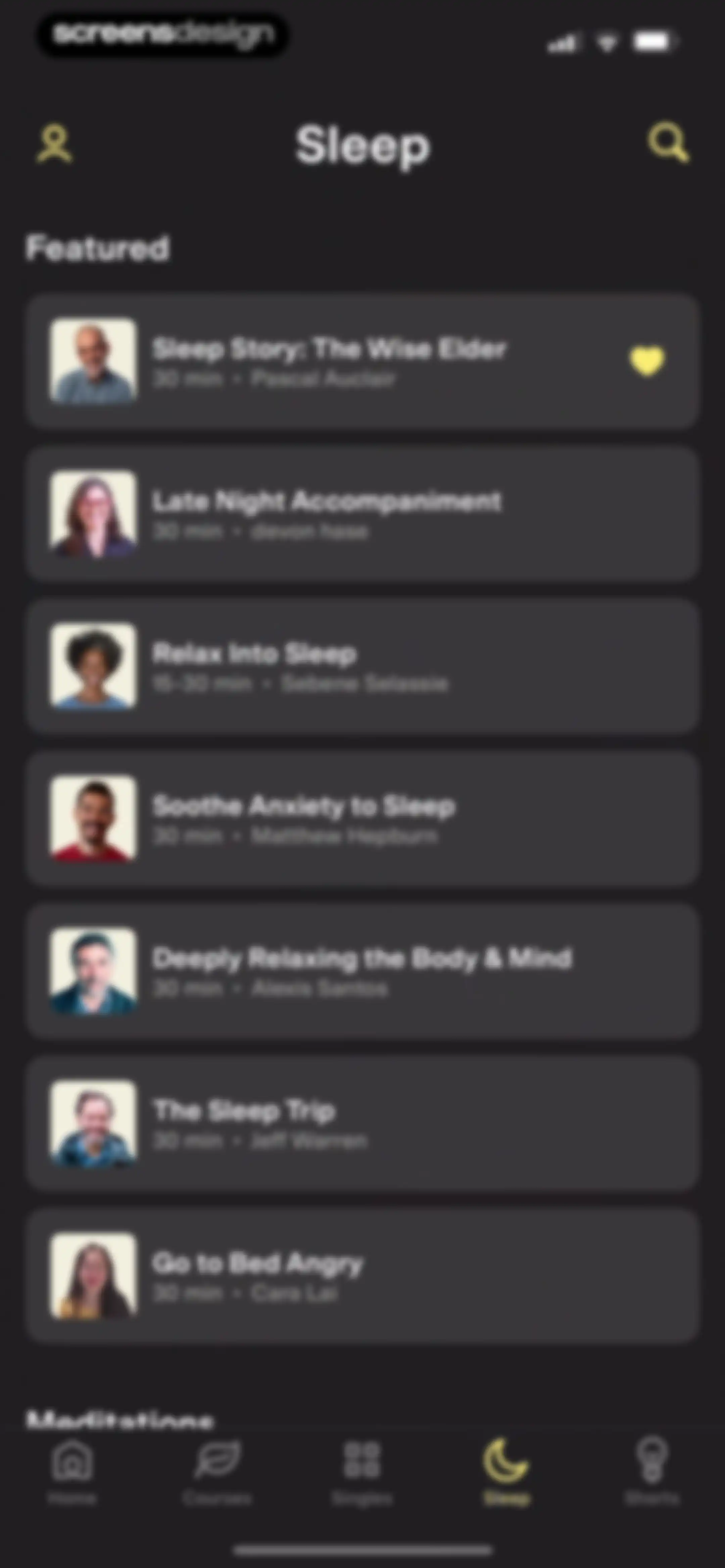 Happier Meditation screen 109