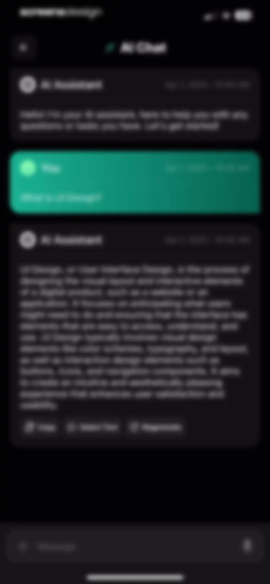 NextGen AI Chat Assistant screen 13