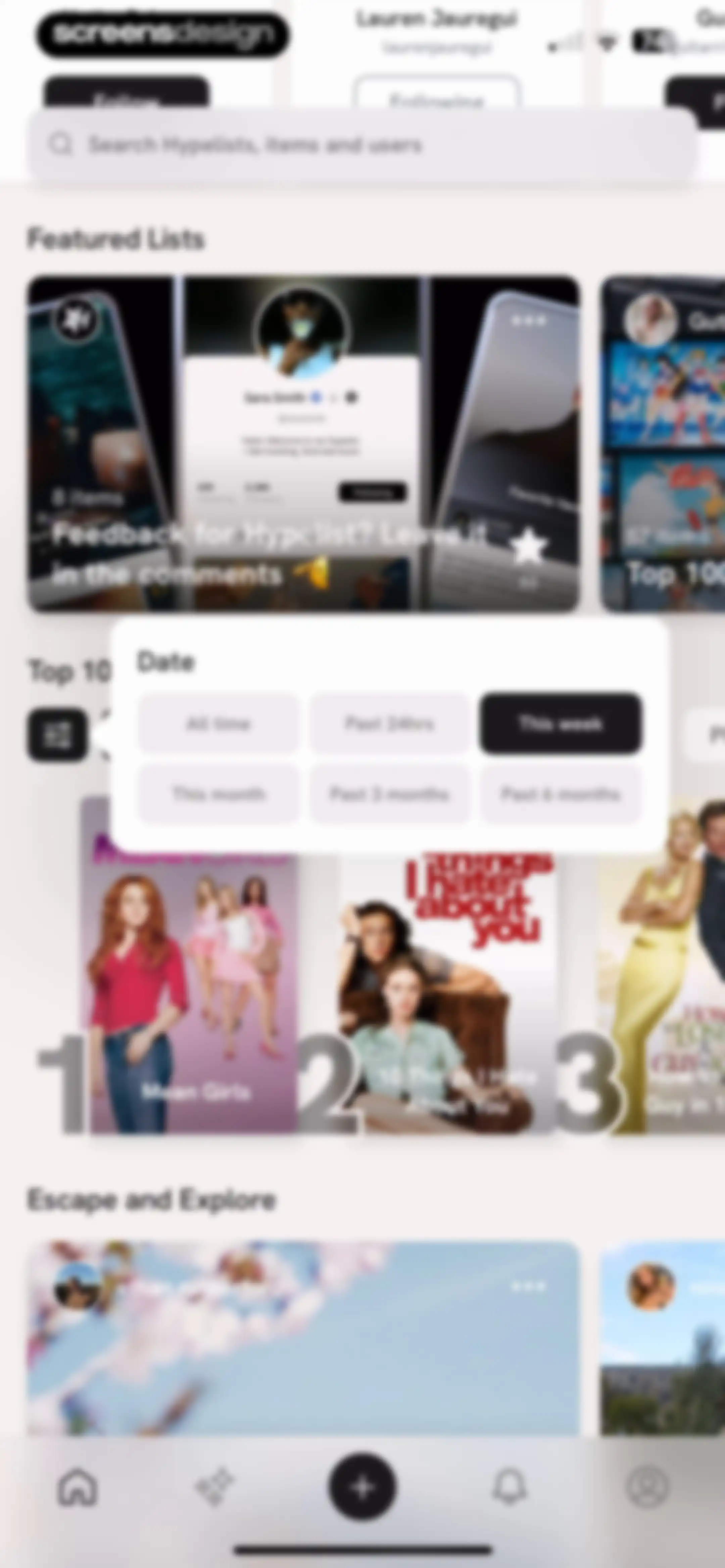 Hypelist: Create & Share Lists screen 75
