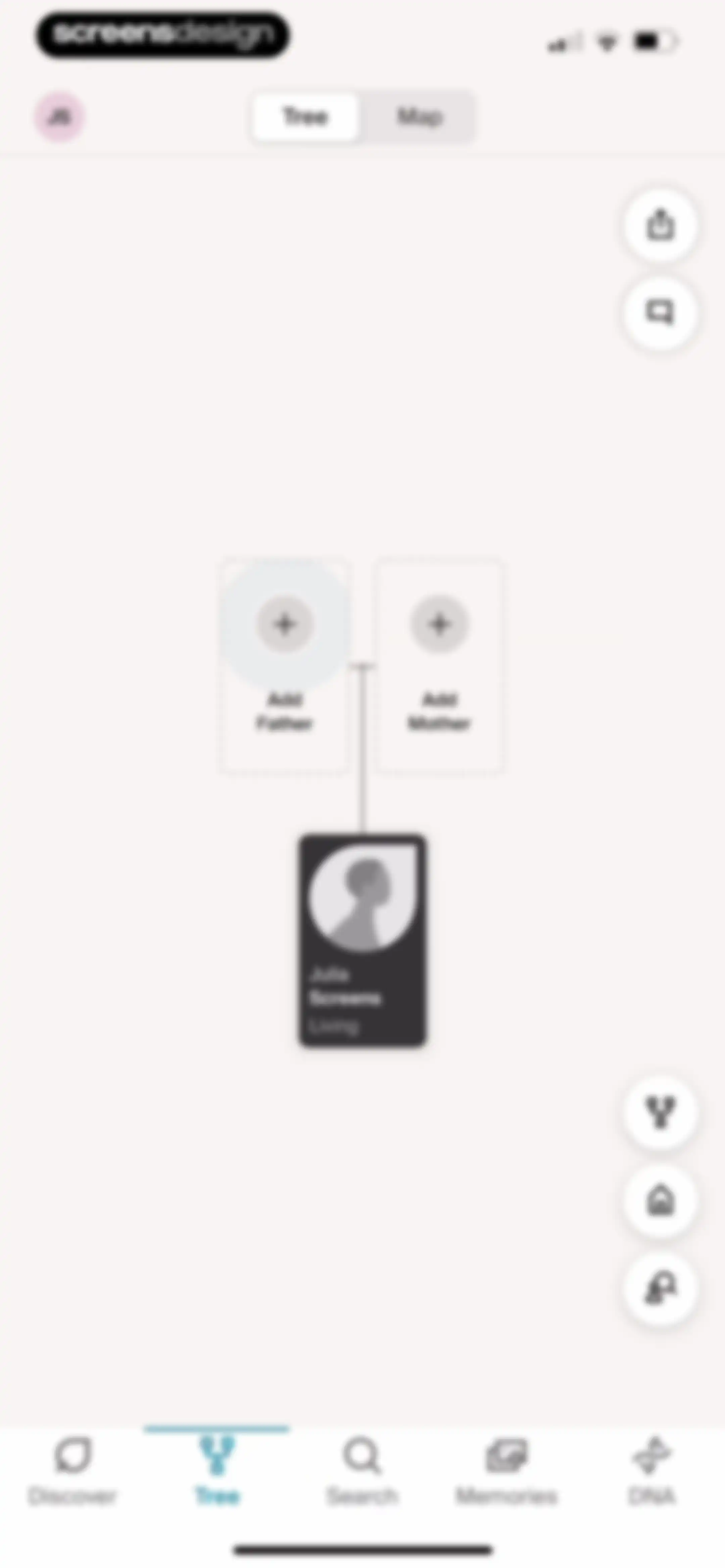 Ancestry: Family History & DNA screen 21