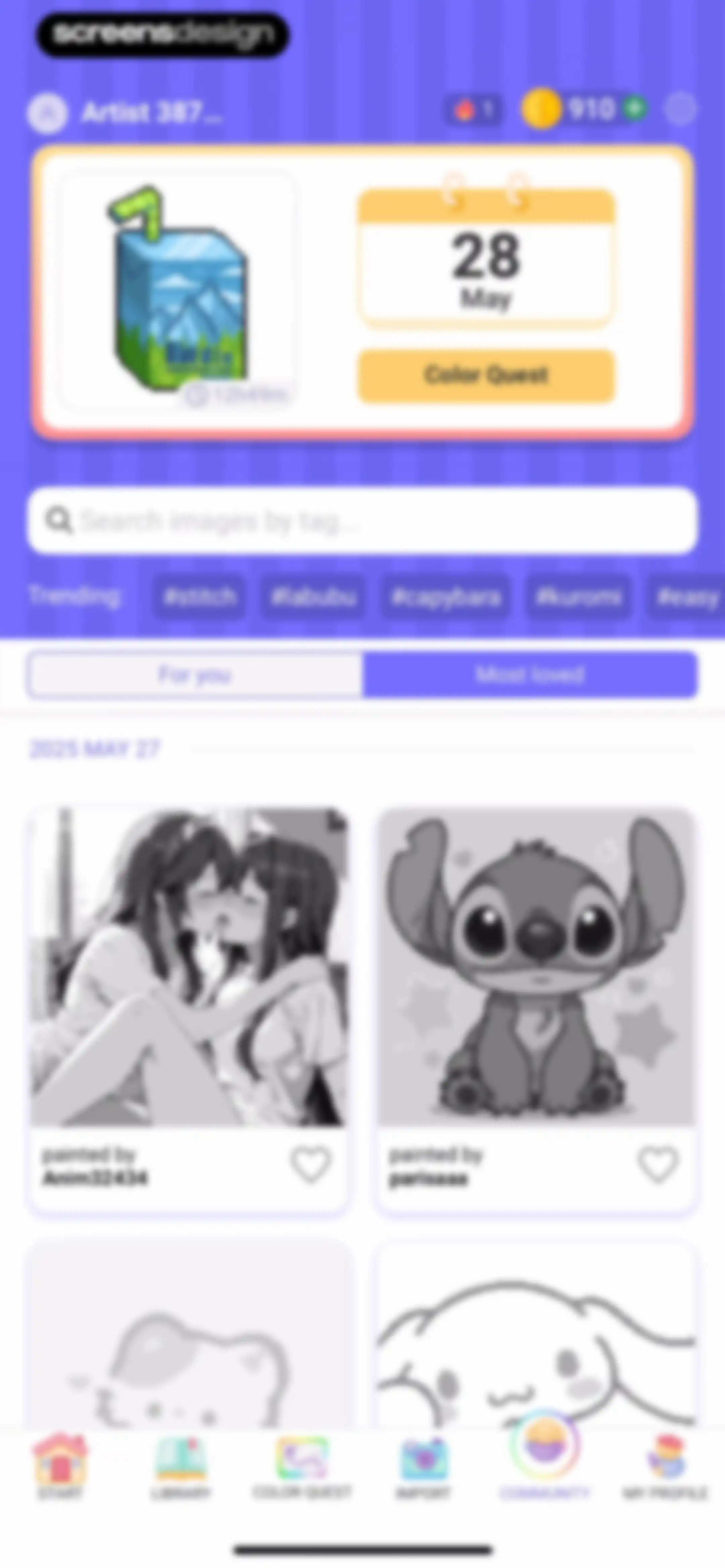 Color by Number：Coloring Games screen 77