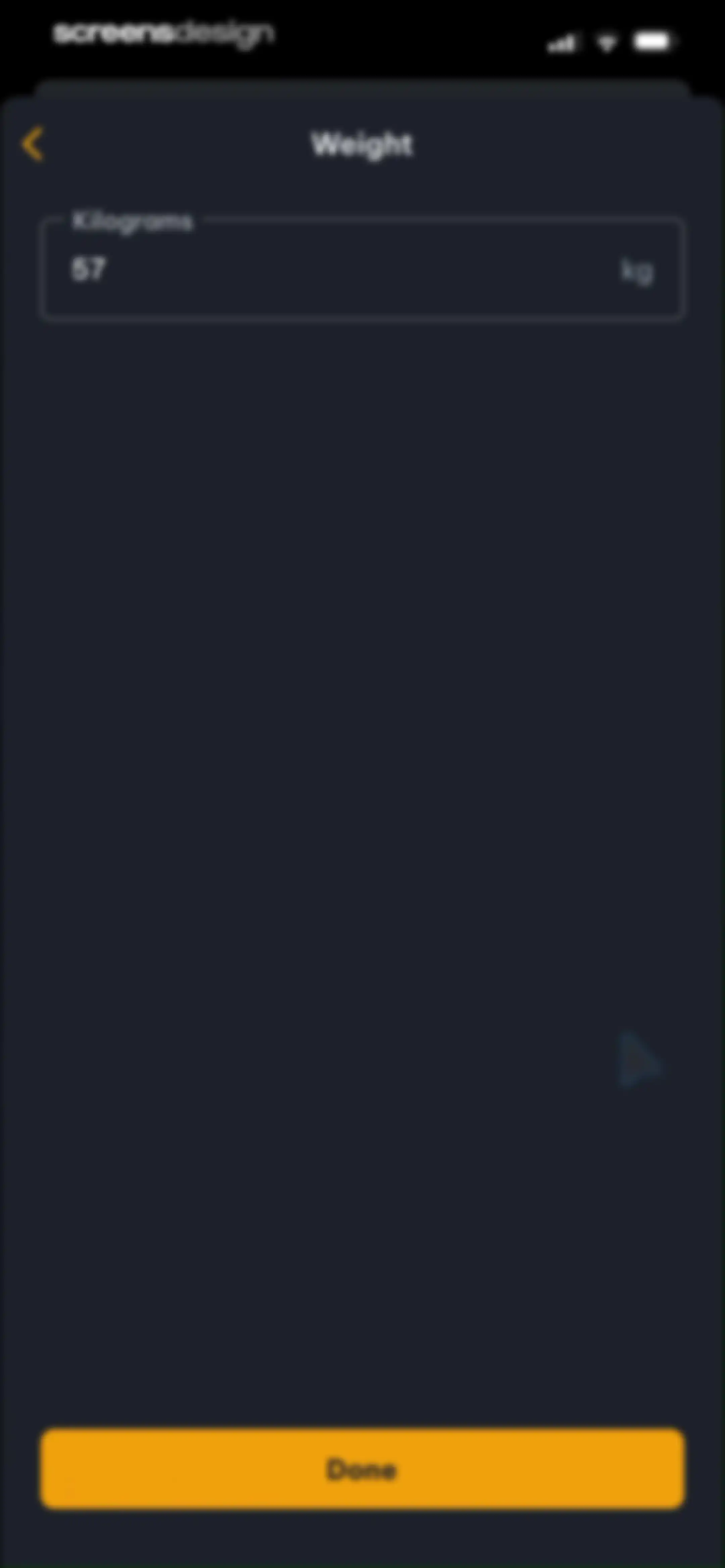 Peak Strength screen 71