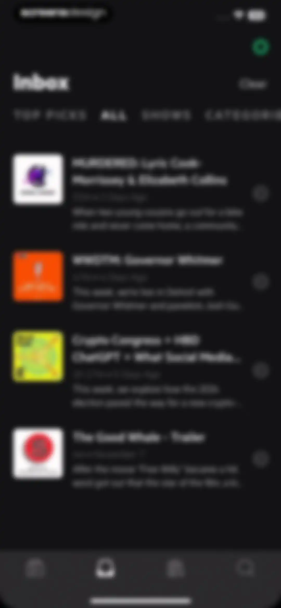 Castro: Podcast App & Player screen 13