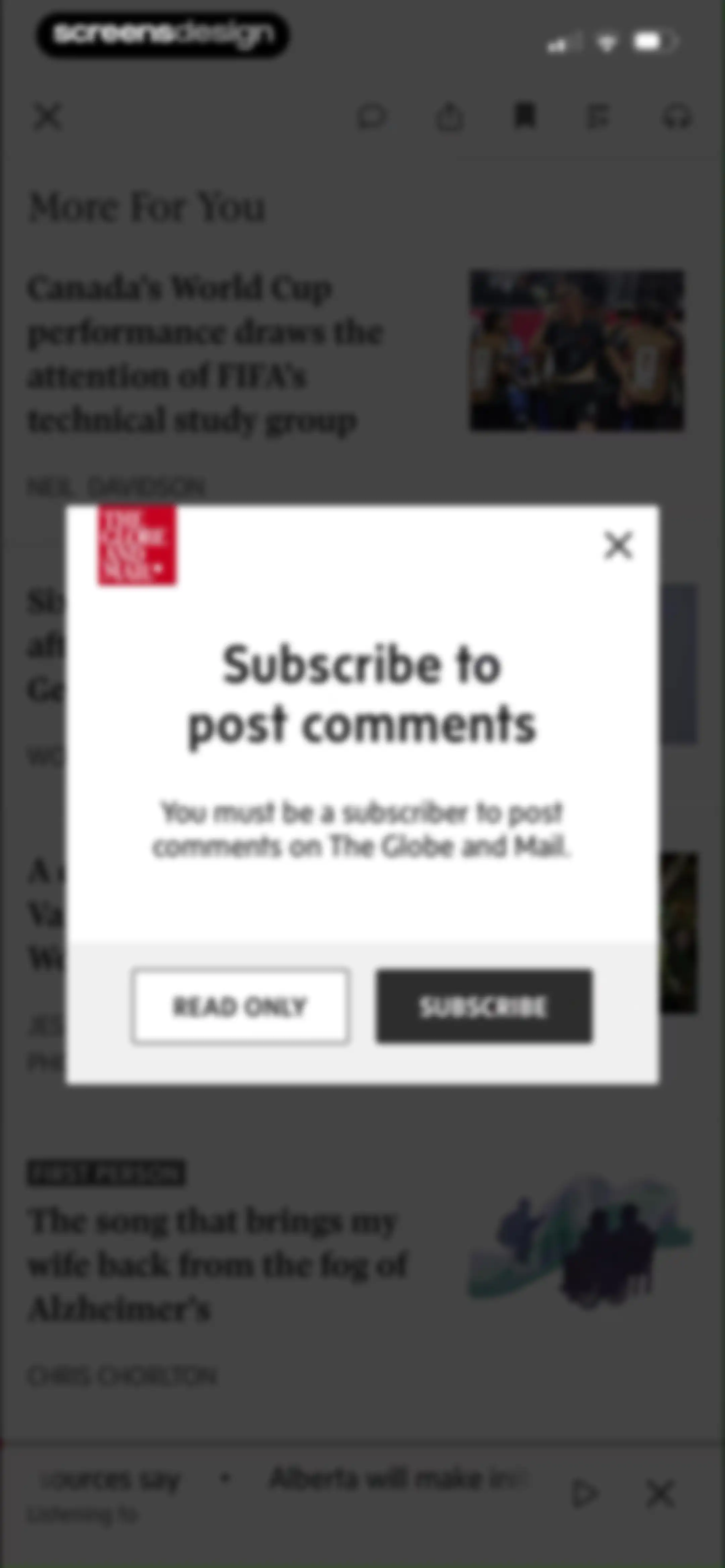 The Globe and Mail screen 27