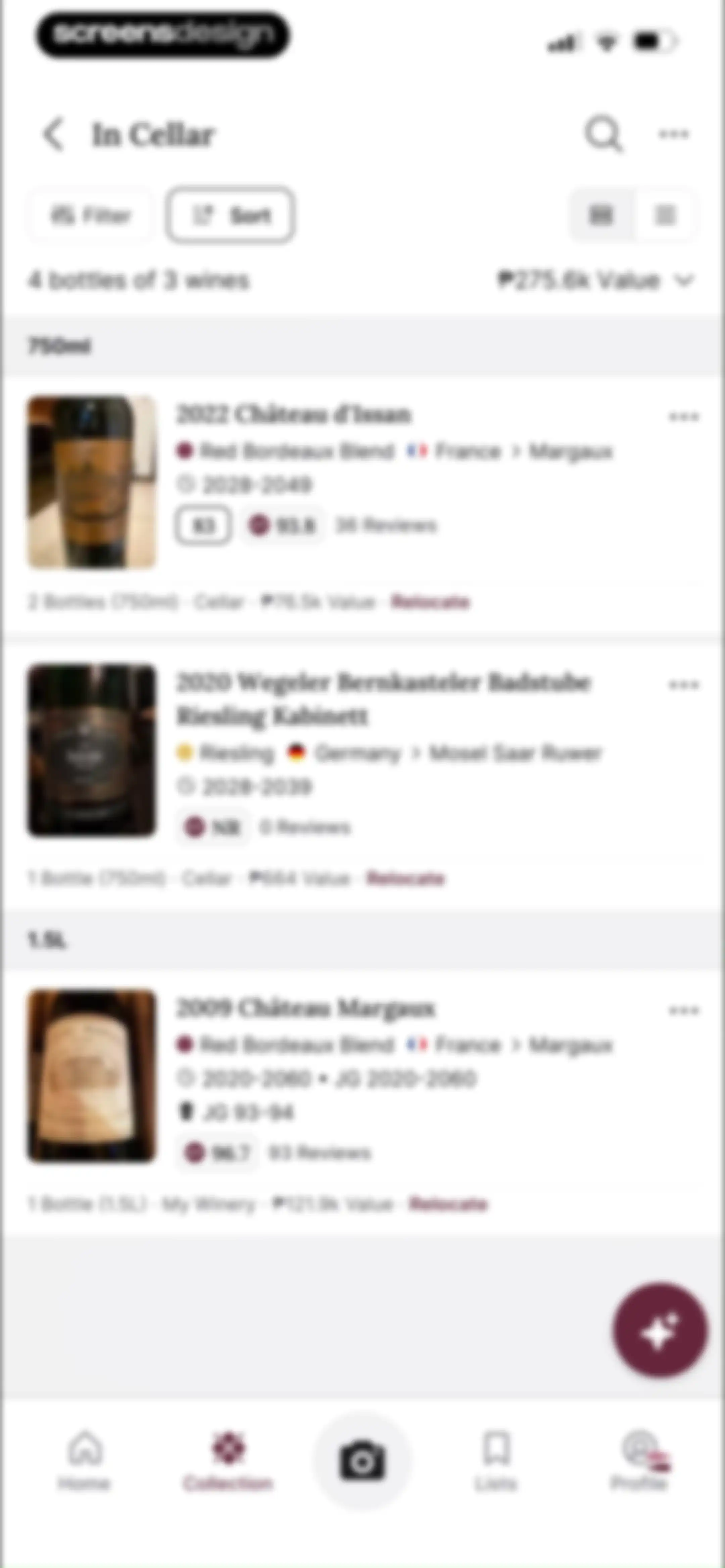 CellarTracker: #1 Wine Tracker screen 153