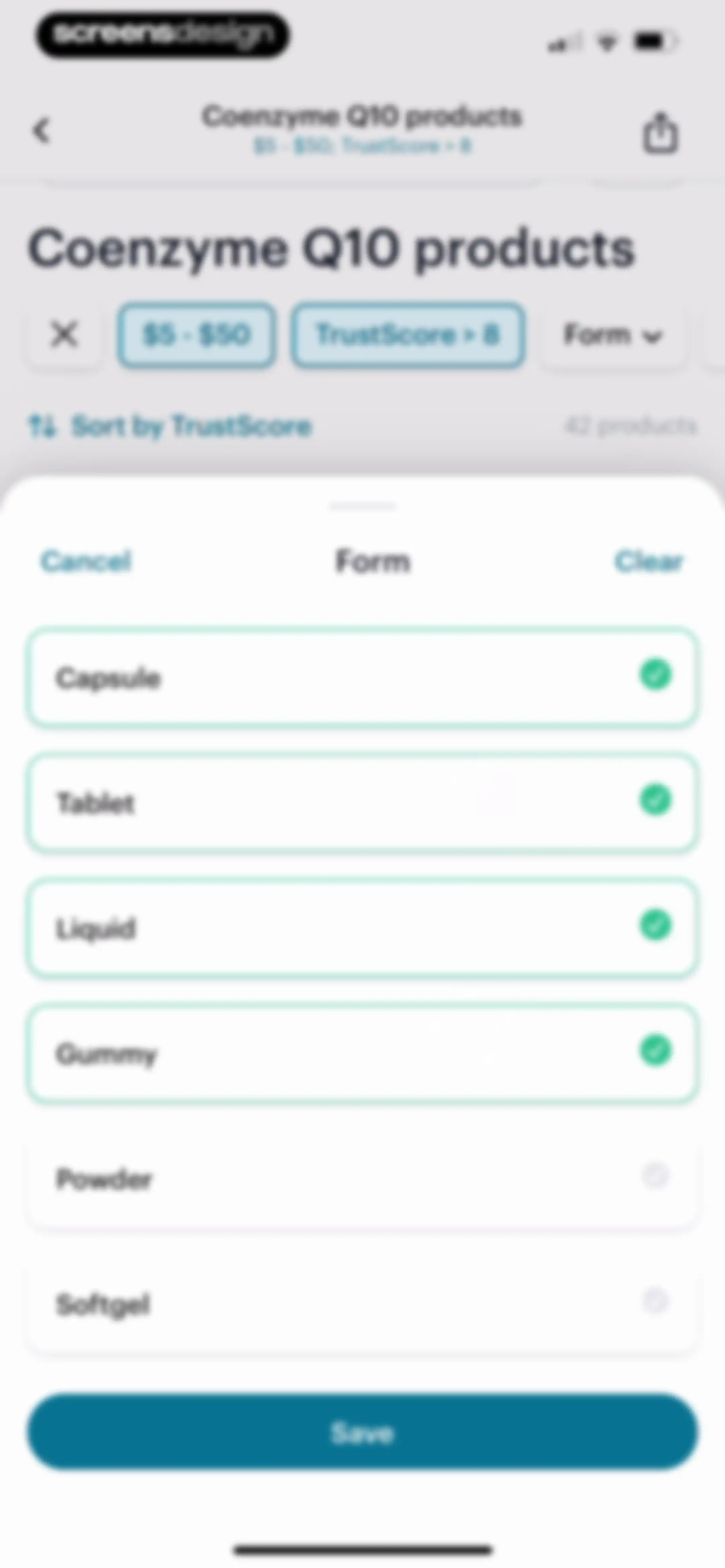 SuppCo: Supplement Scanner screen 46
