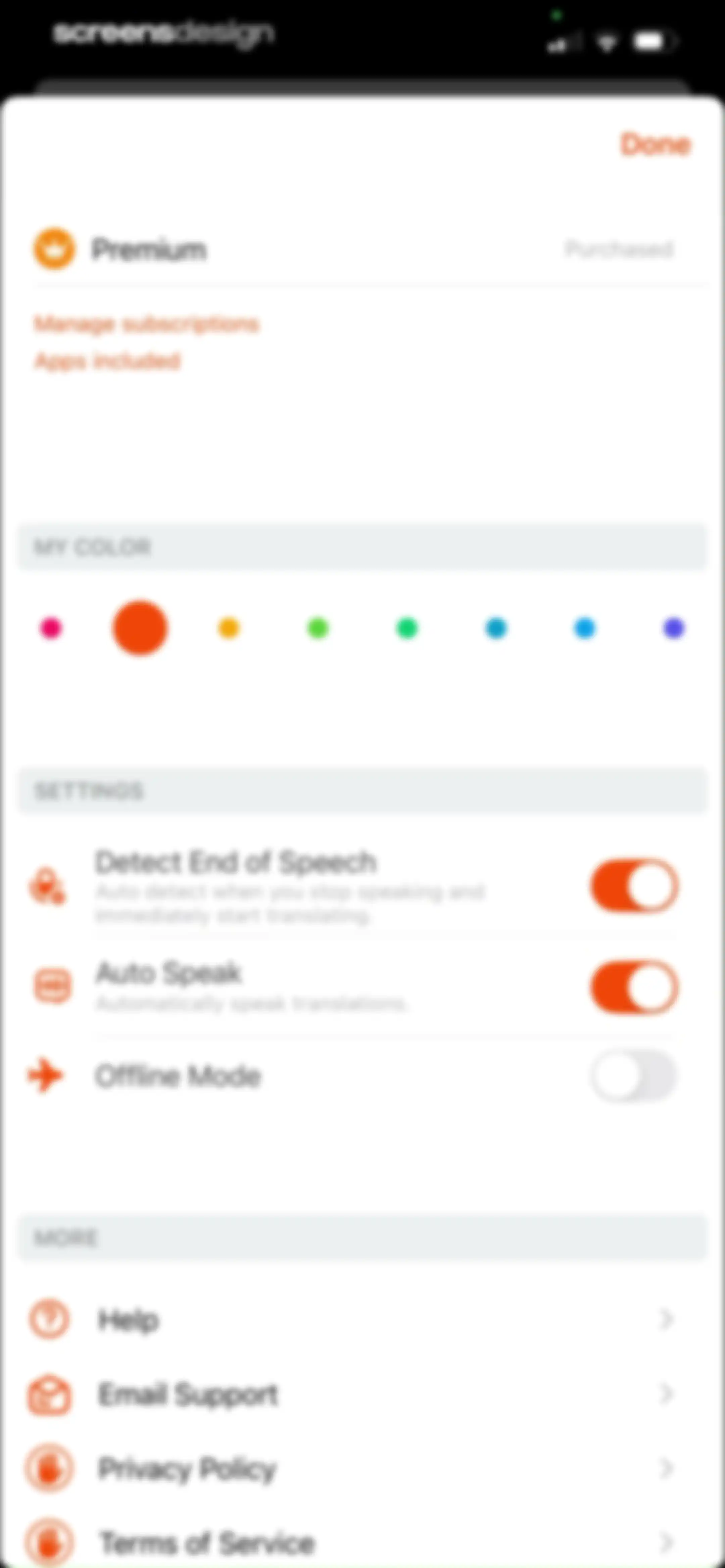 Speak & Translate - Translator screen 42