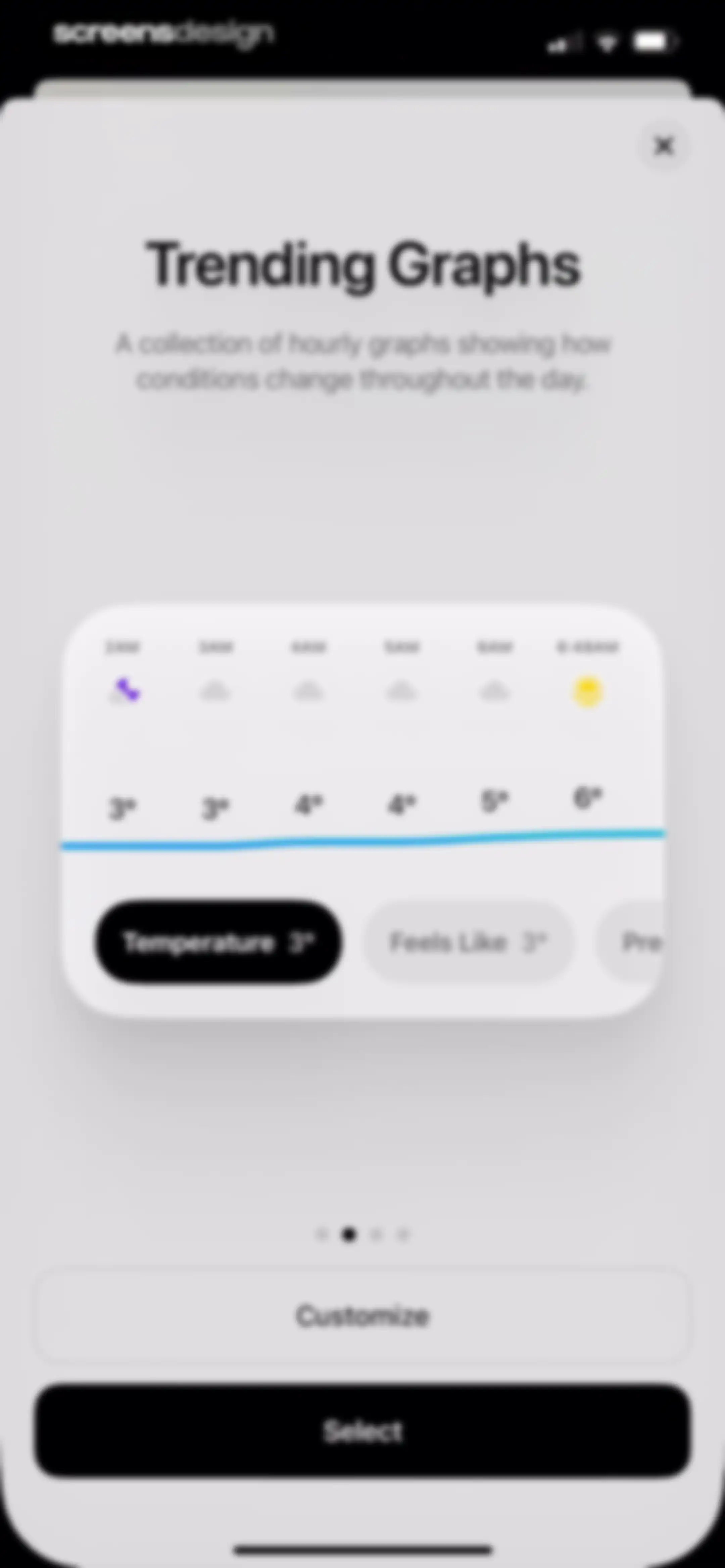 Element: Weather Radar screen 91