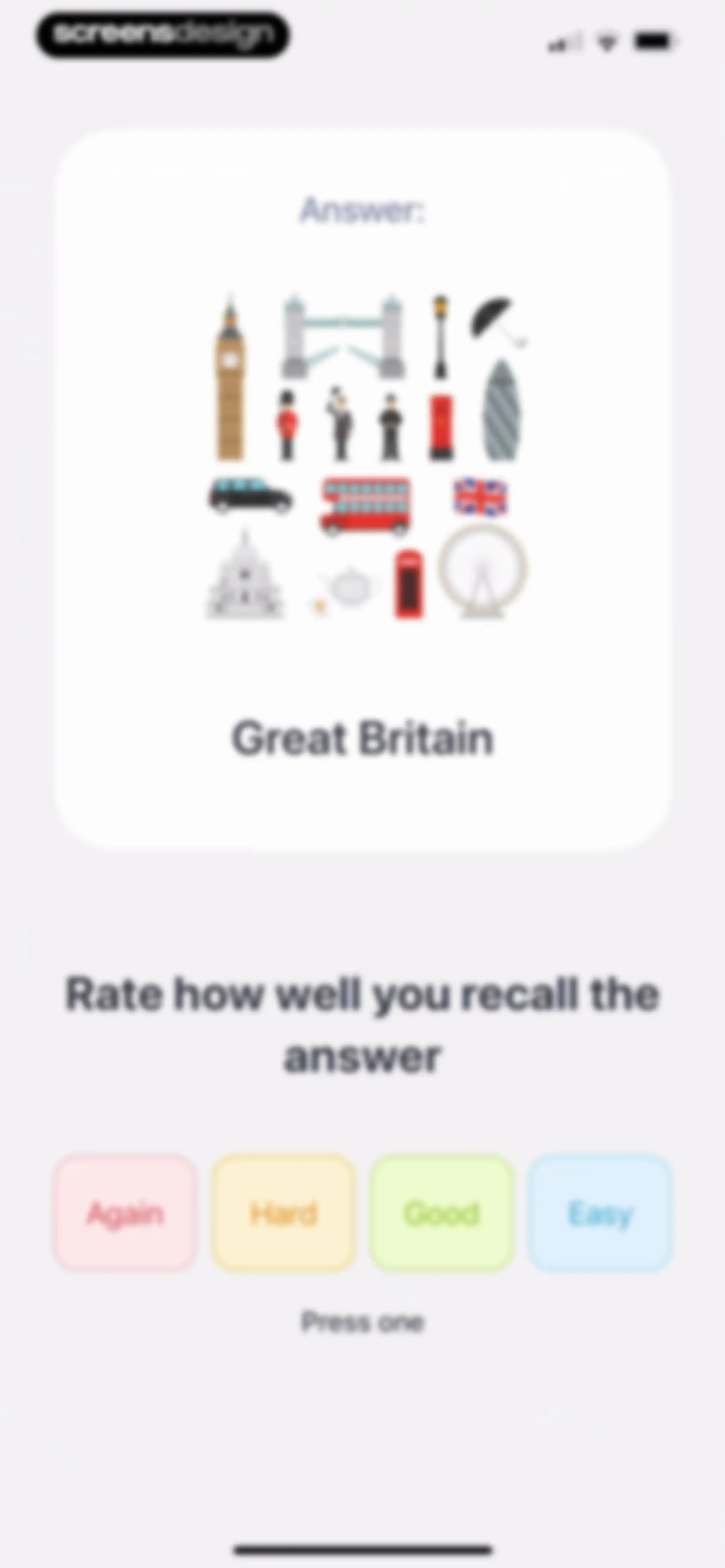 Cogni: Flashcards Learning screen 26