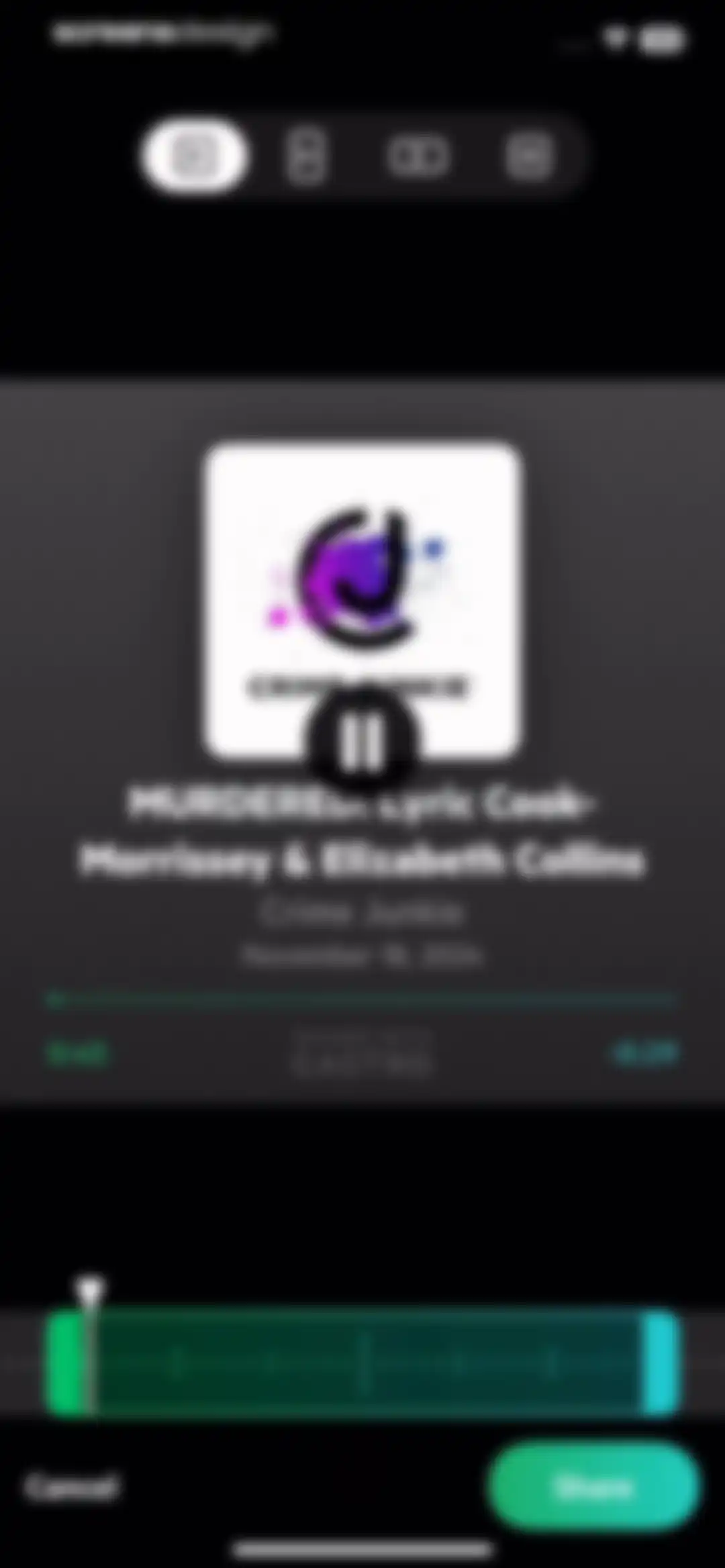 Castro: Podcast App & Player screen 18