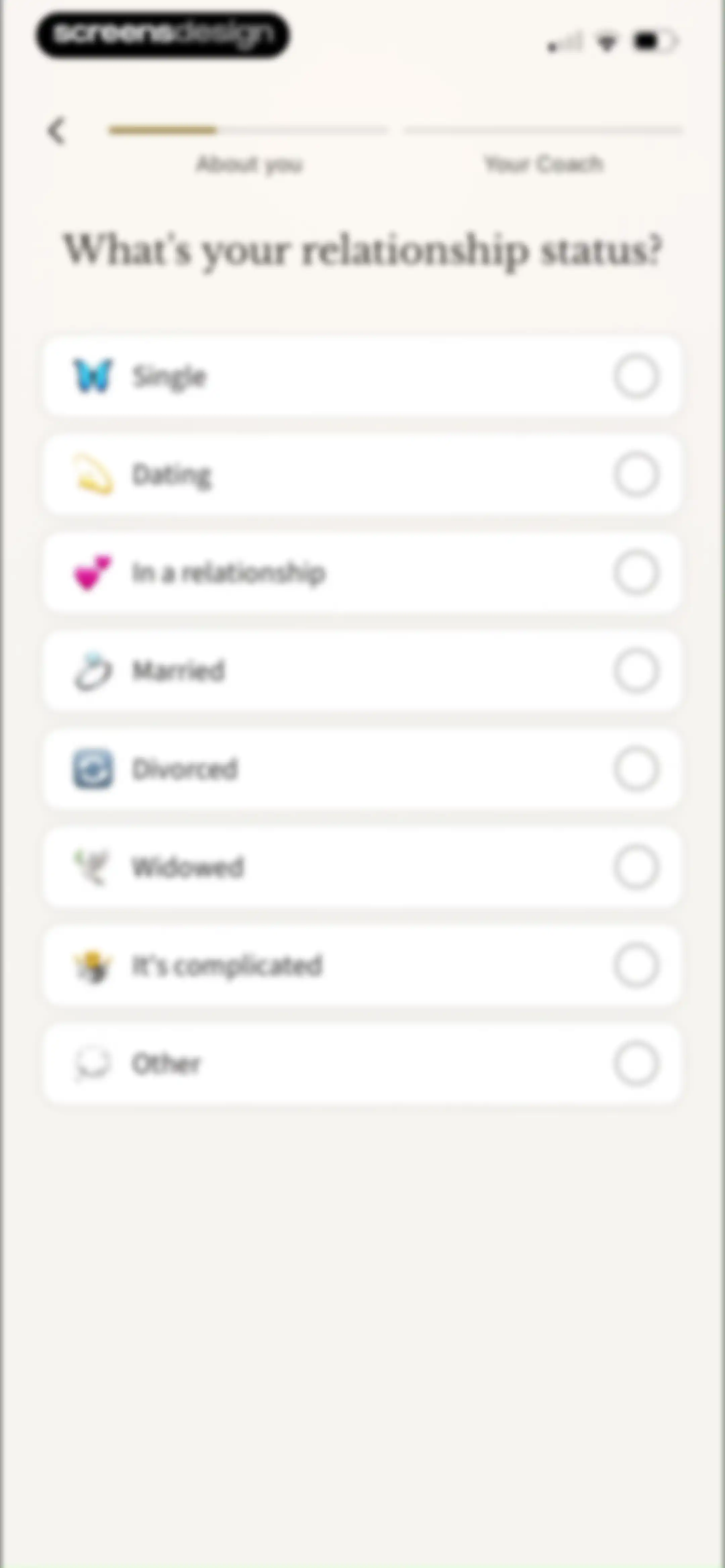 Sonia: AI for Mental Health screen 9
