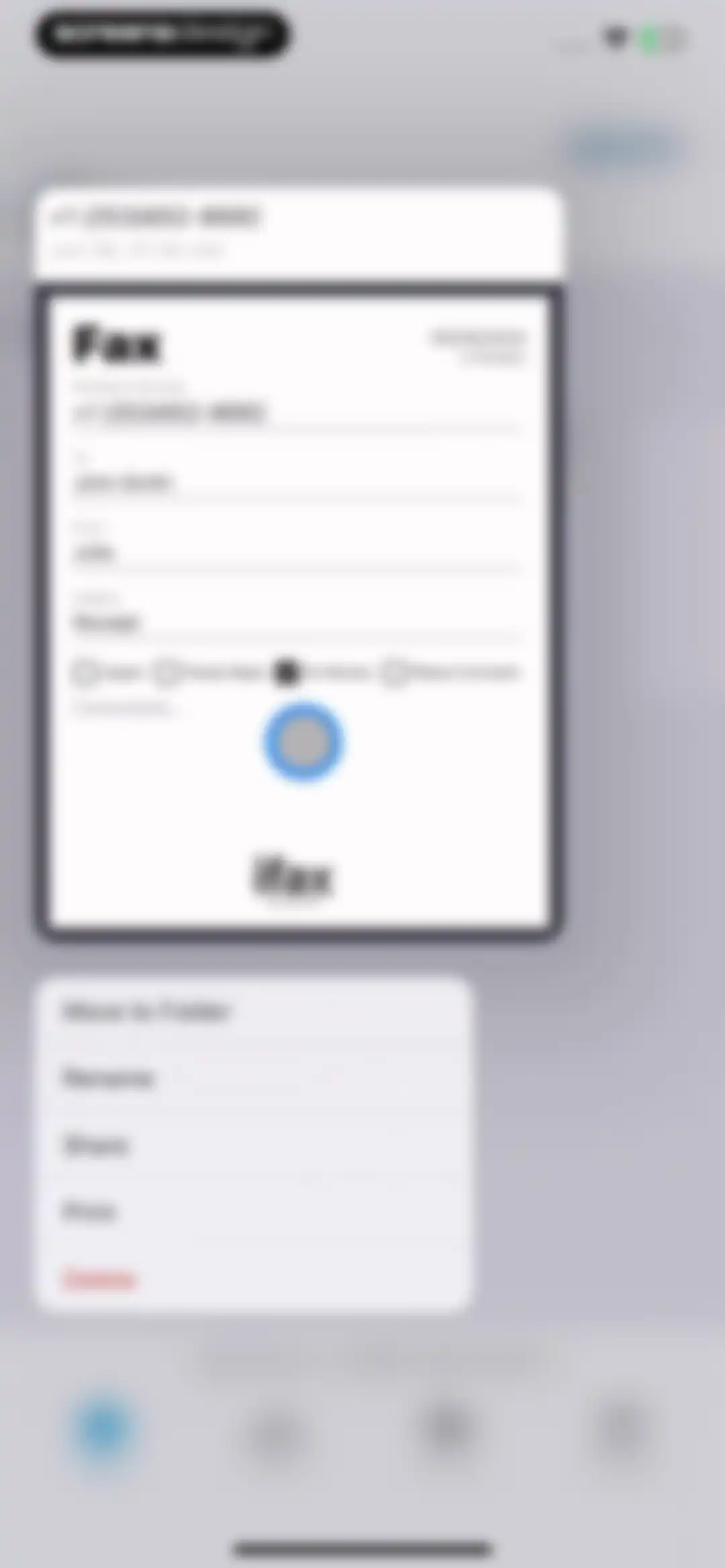 iFax App Send Fax From iPhone screen 34