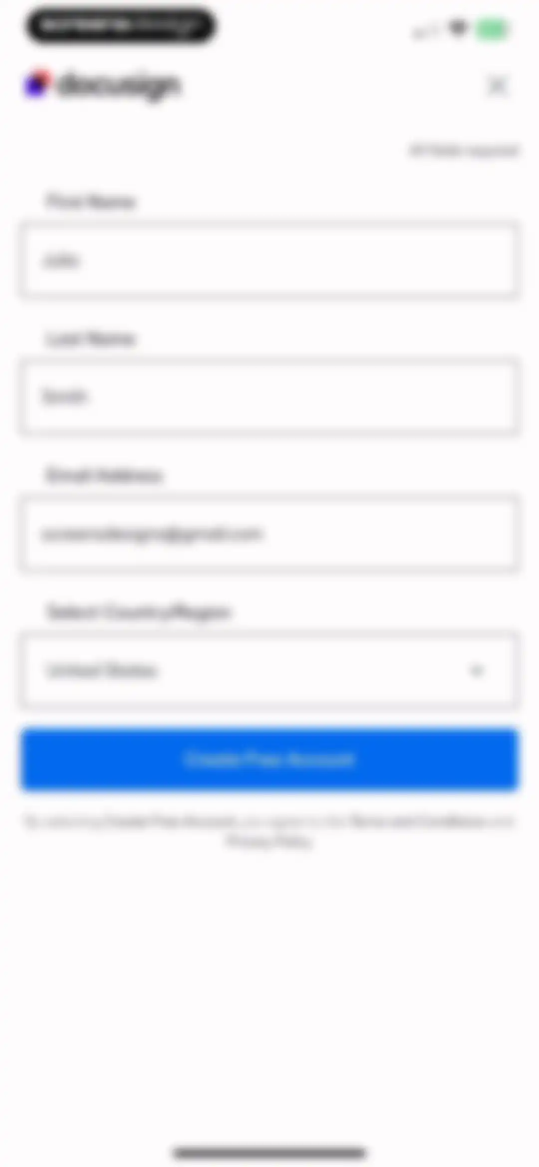 Docusign - Upload & Sign Docs screen 4