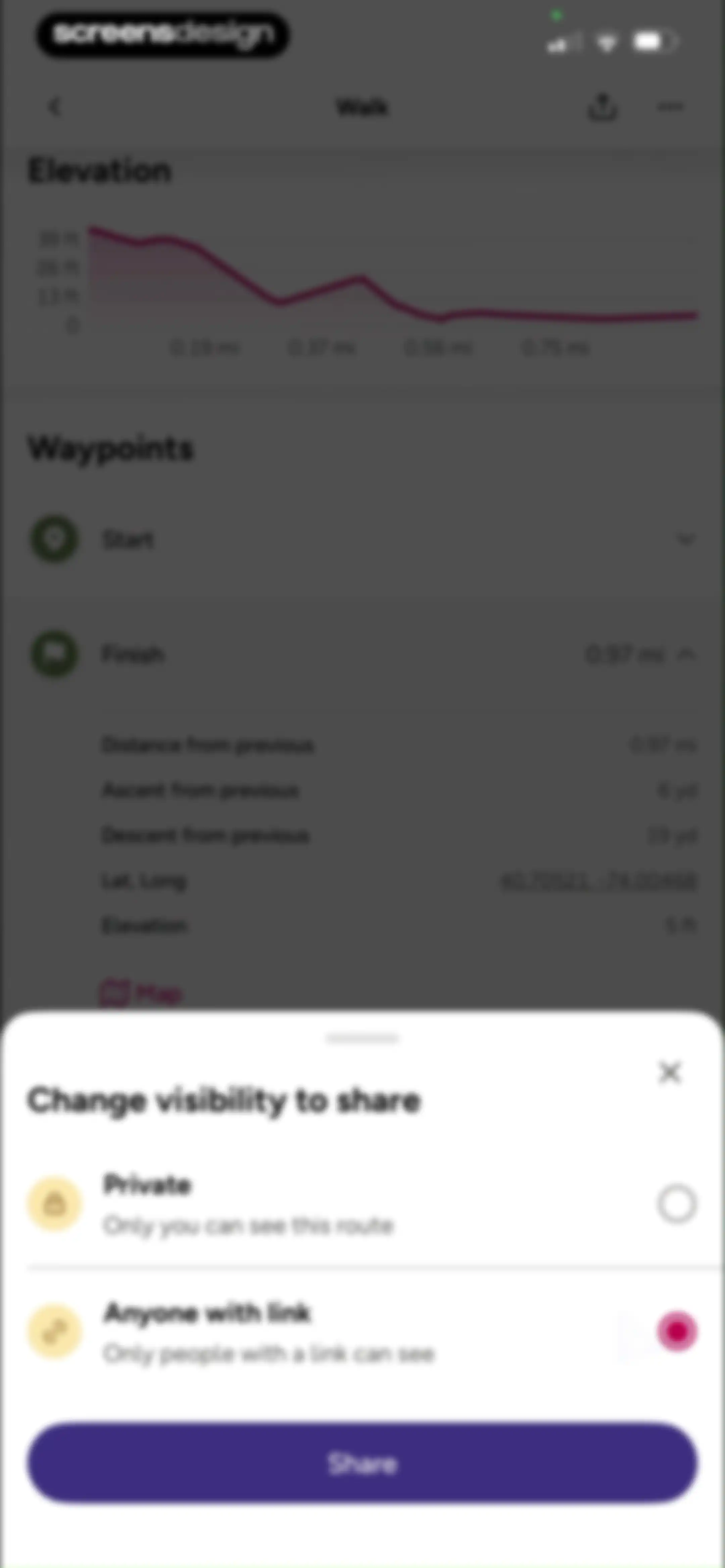 OS Maps: Walk, Hike, Run, Bike screen 96