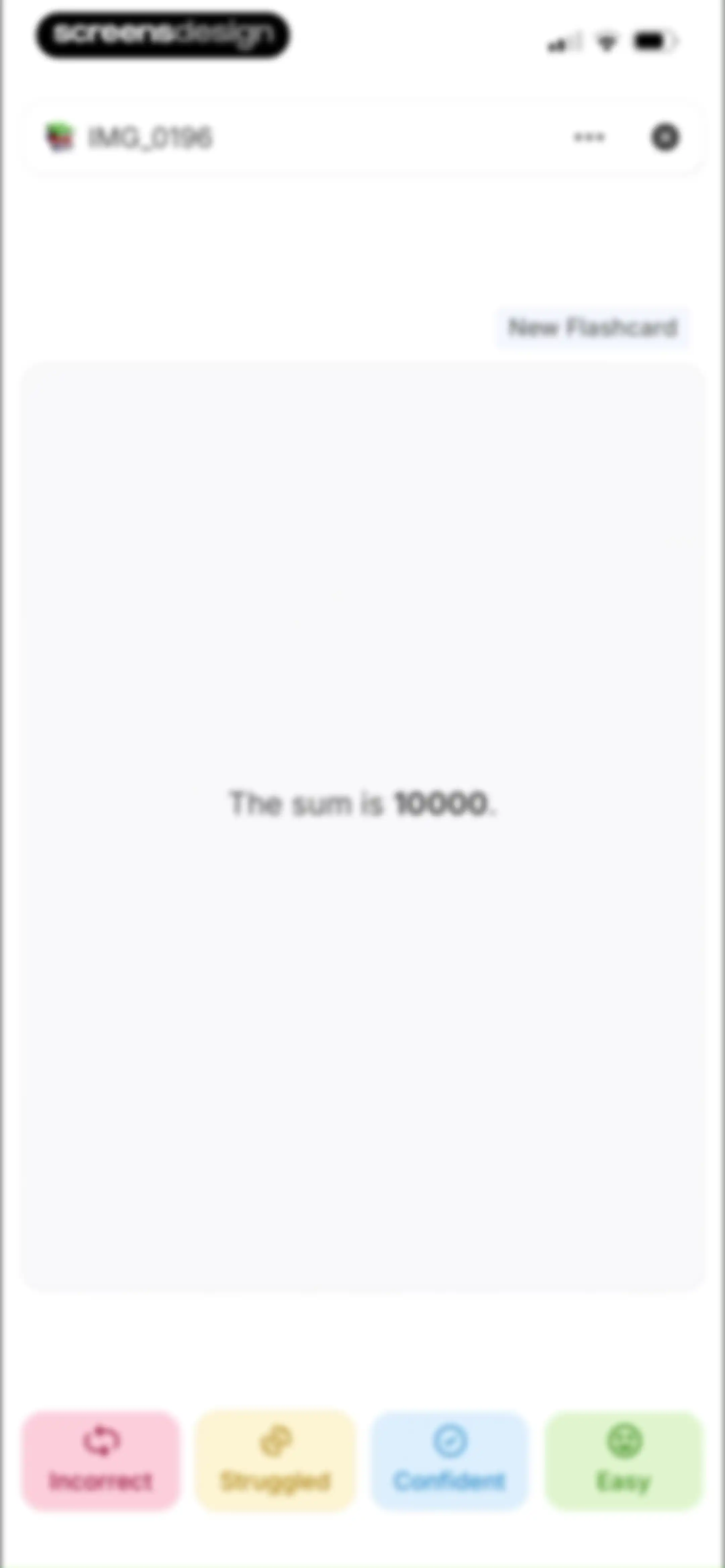 Retain Cards: AI Flashcards screen 109