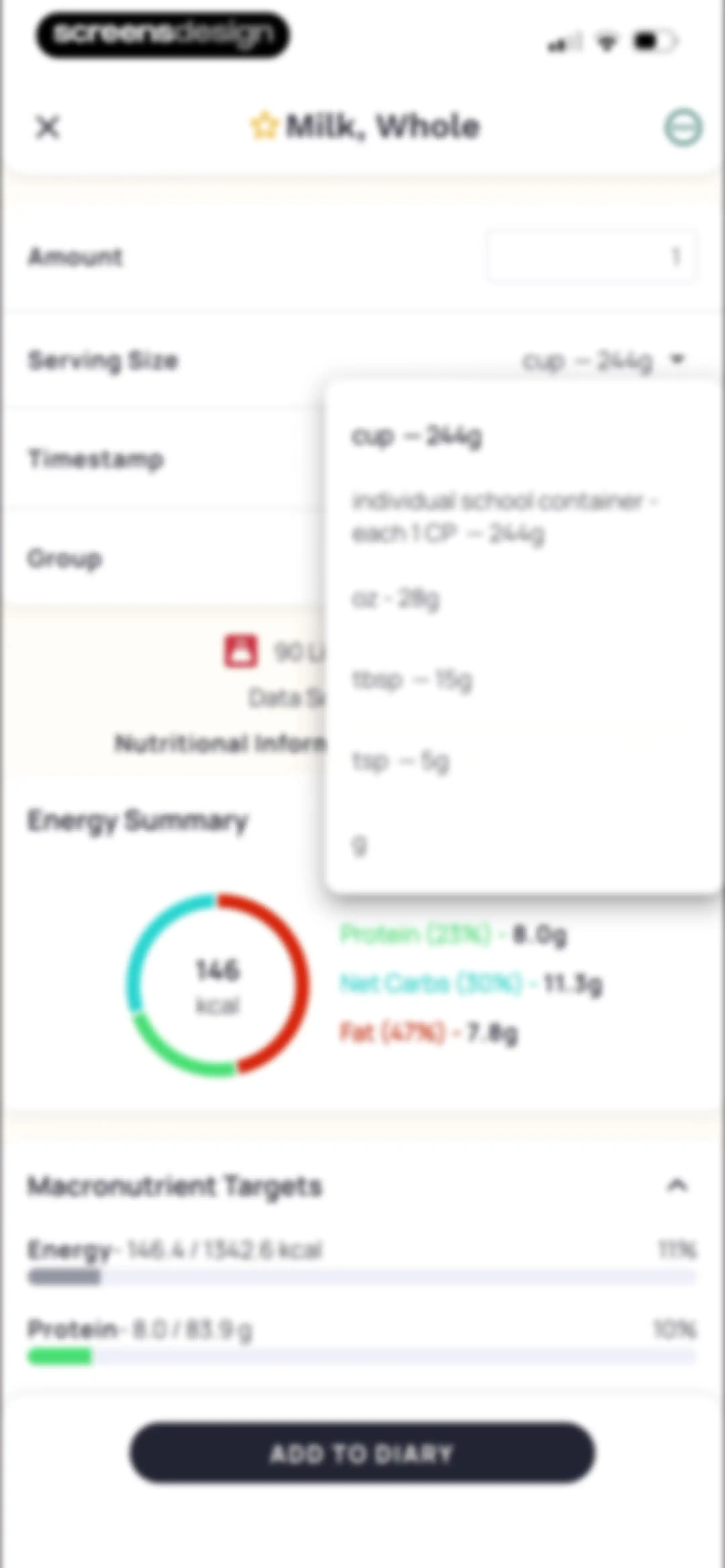 Cronometer: Calorie Counter screen 30