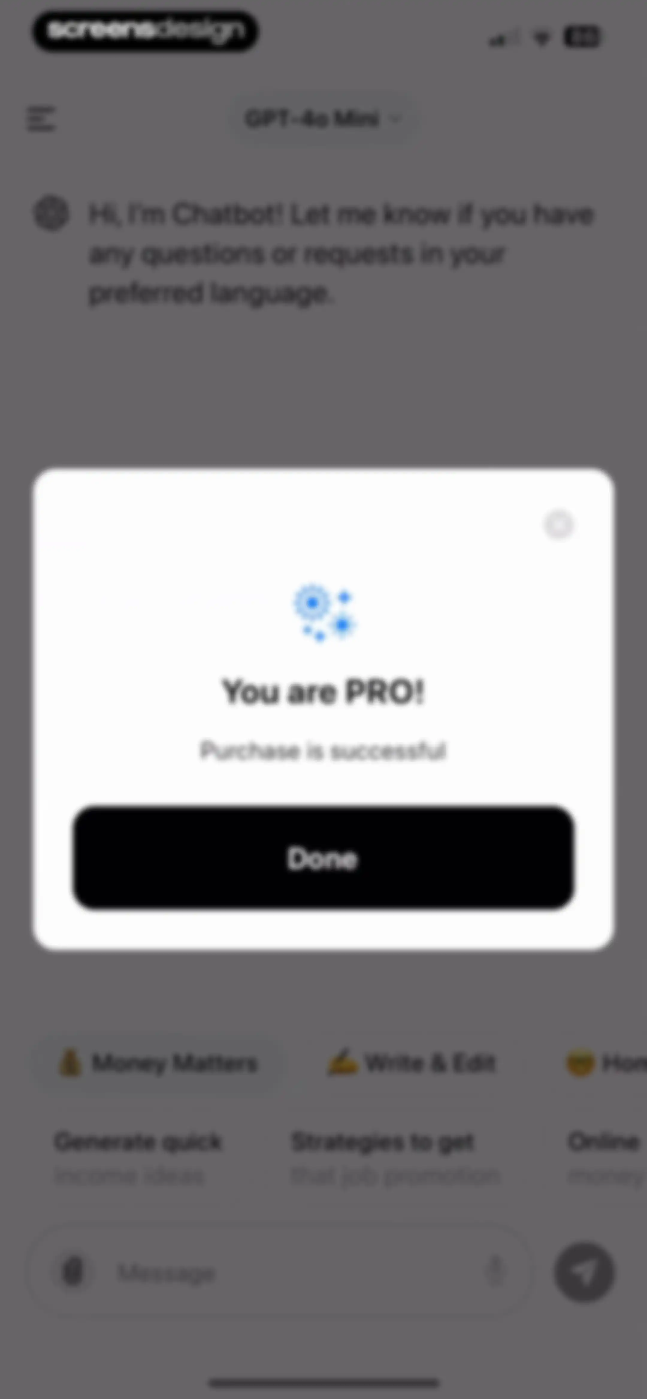 Chatbot App: AI Assistant screen 11