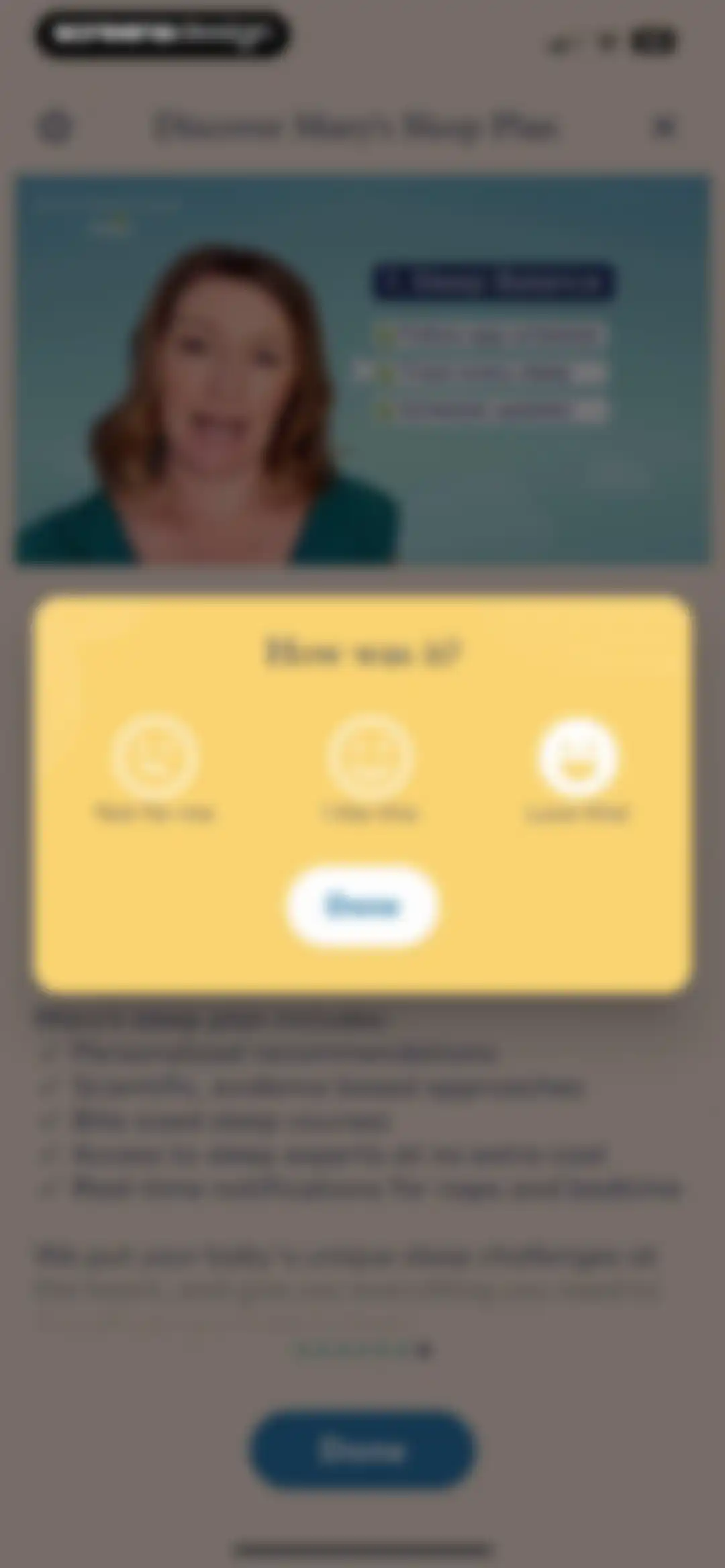 Smart Sleep Coach by Pampers™ screen 56