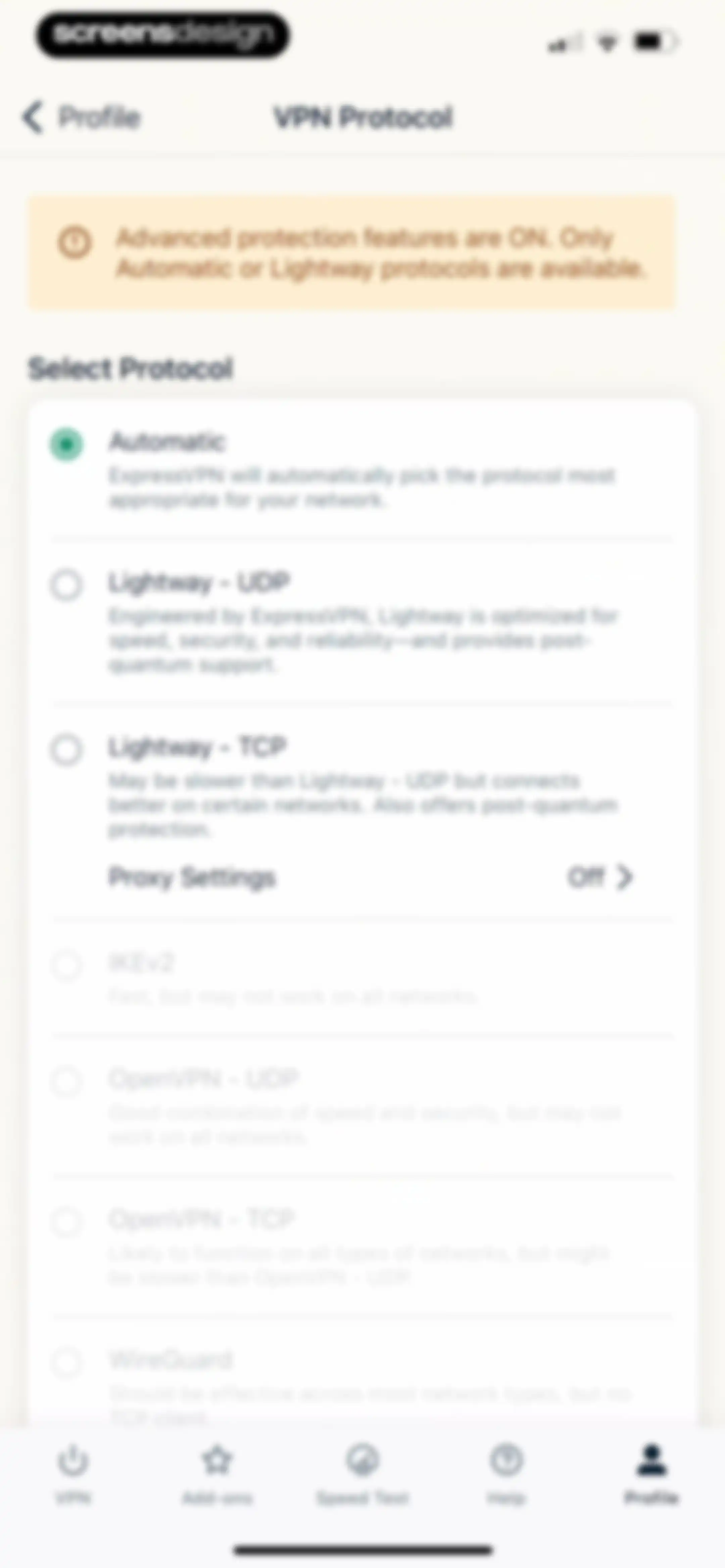 ExpressVPN · Secure & Fast VPN screen 25